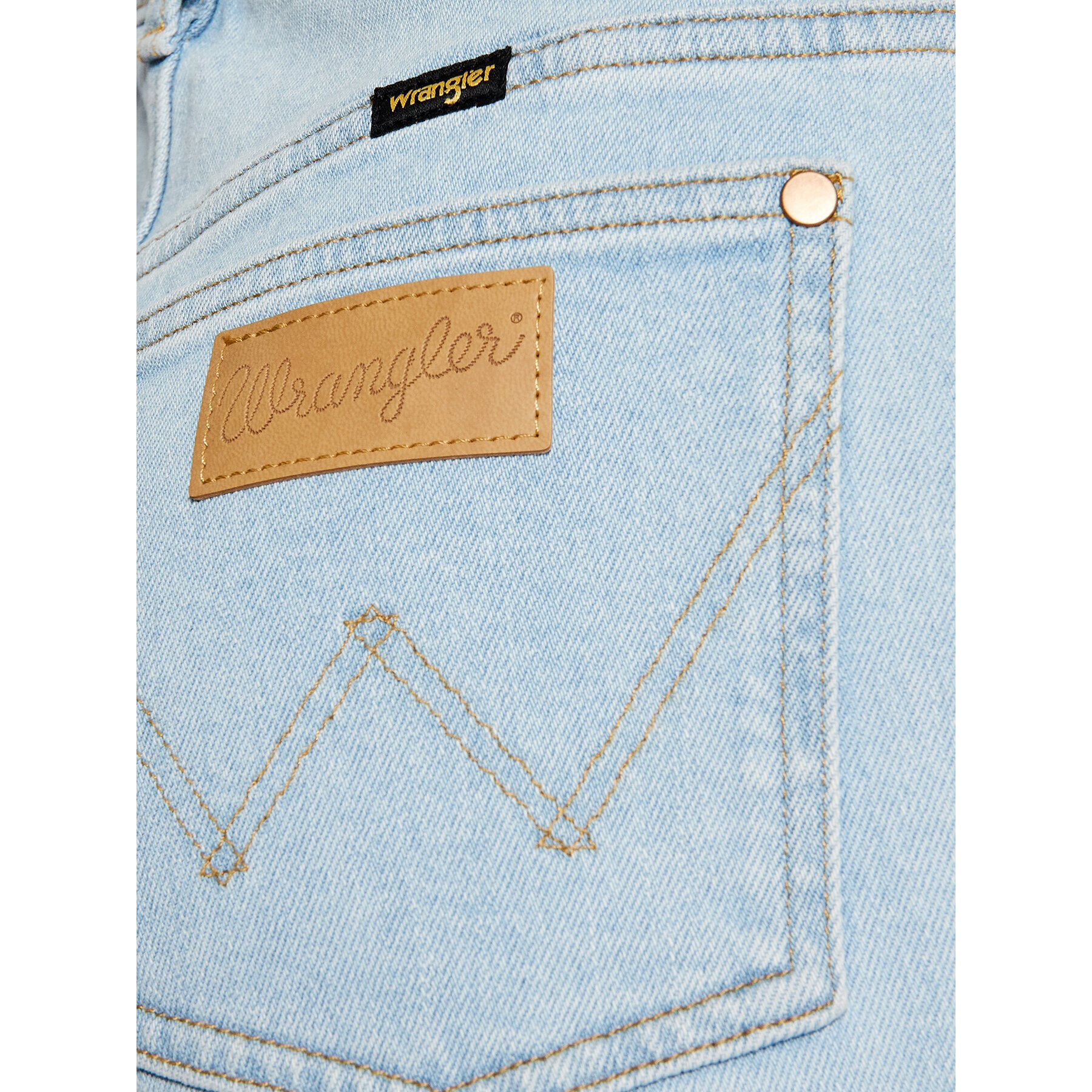 Wrangler Дънкови шорти W22DZH25E Син Mom Fit - Pepit.bg