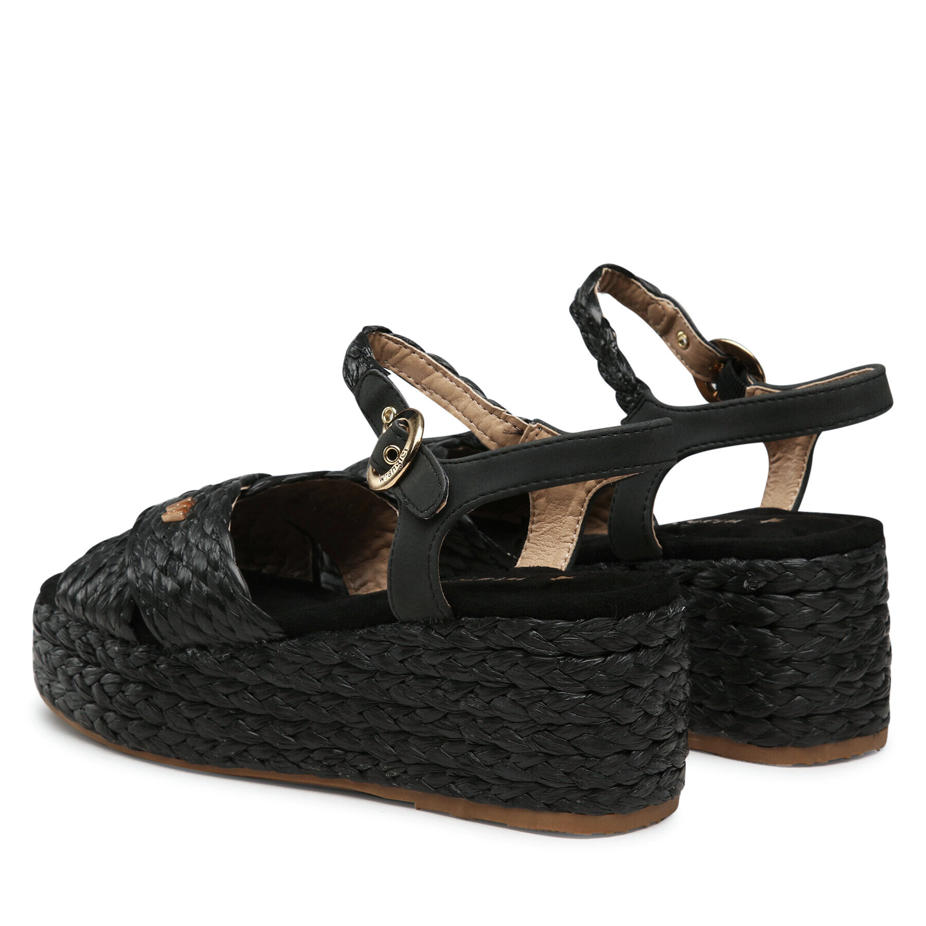 Wrangler Еспадрили Alma Raffia WL31554A Черен - Pepit.bg