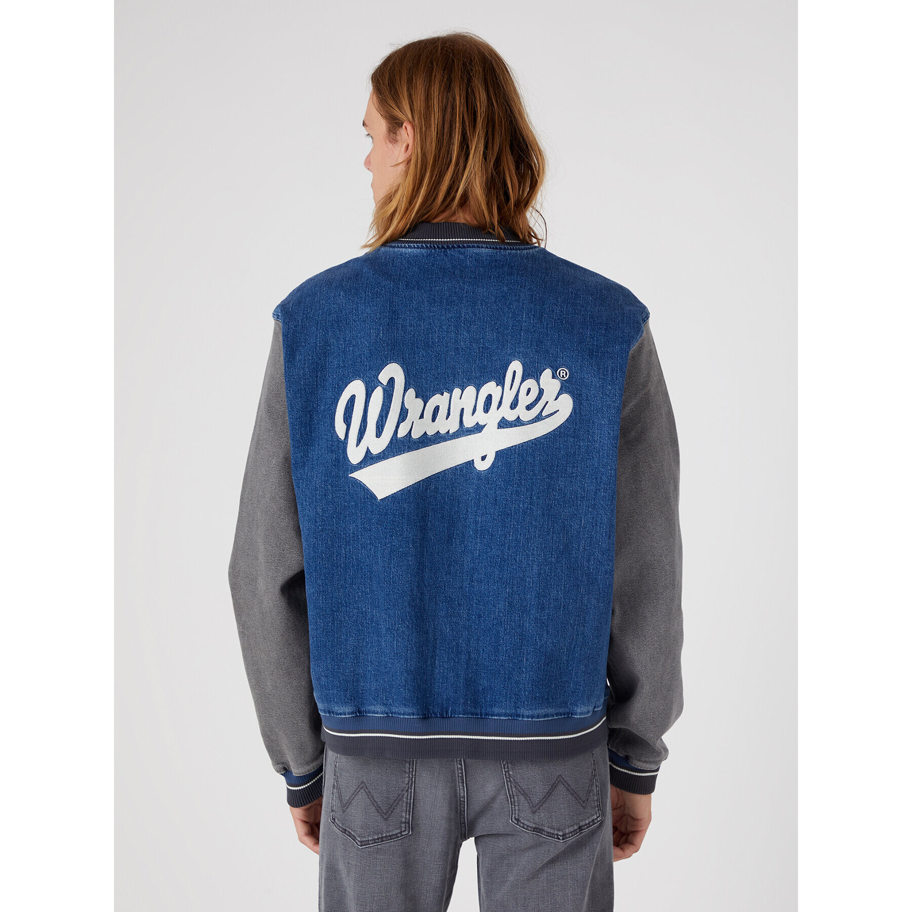 Wrangler Яке бомбър Baseball W48272Z90 112331618 Син Regular Fit - Pepit.bg