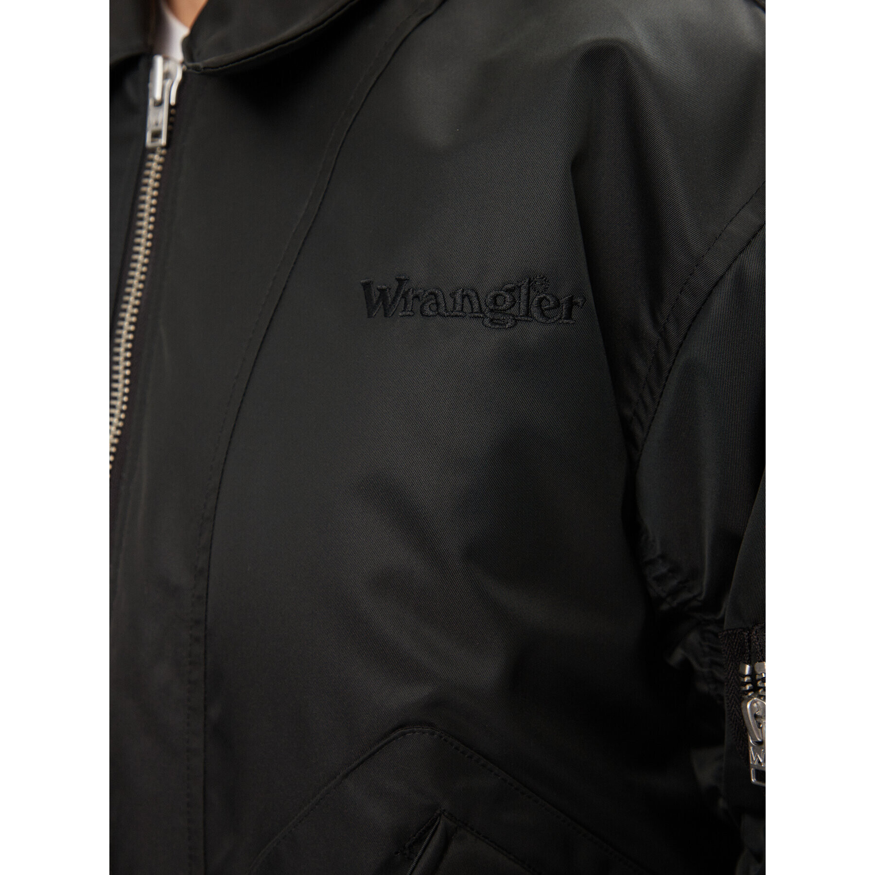 Wrangler Яке бомбър Bomber 112342648 Черен Regular Fit - Pepit.bg