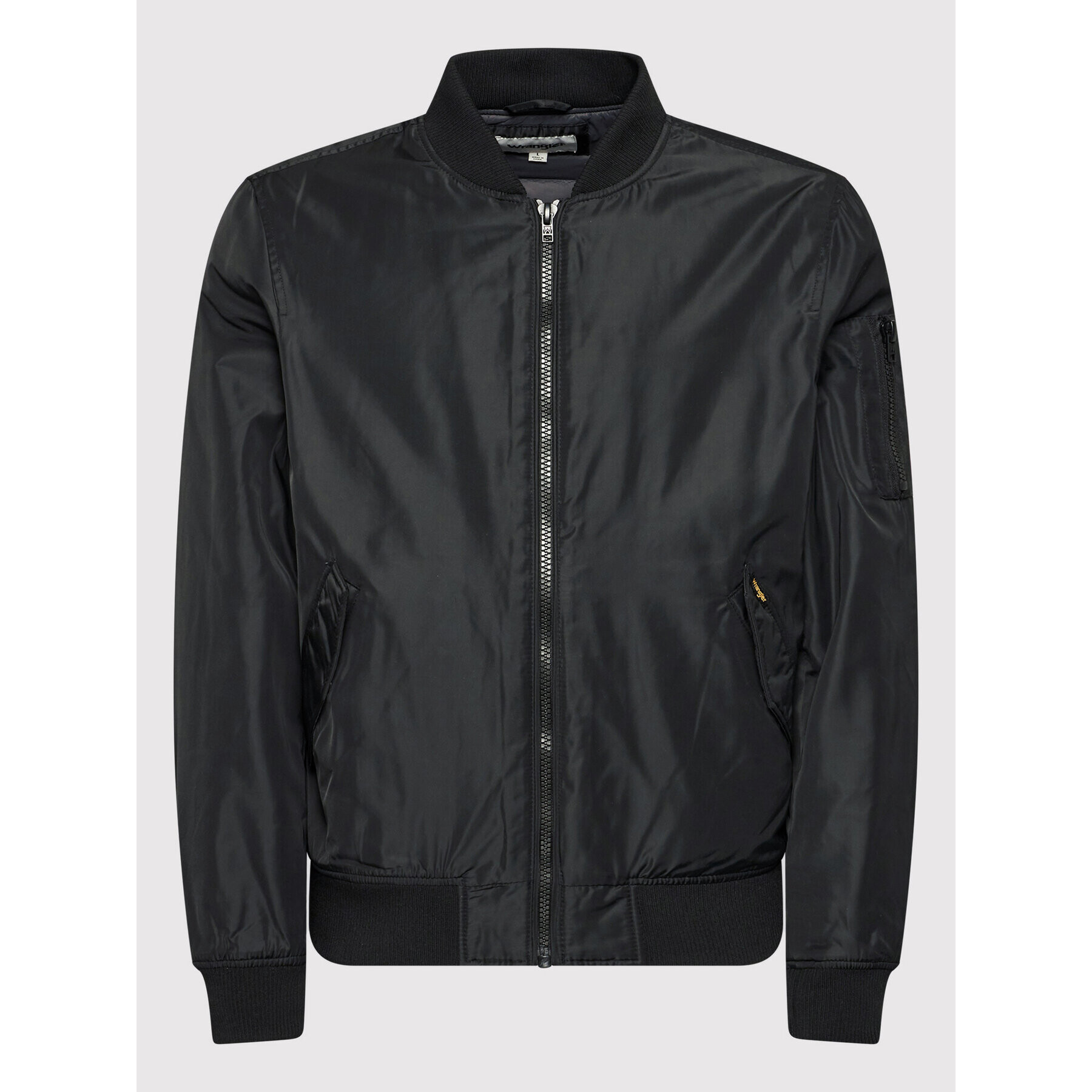 Wrangler Яке бомбър Pilot W4F9XC100 Черен Regular Fit - Pepit.bg