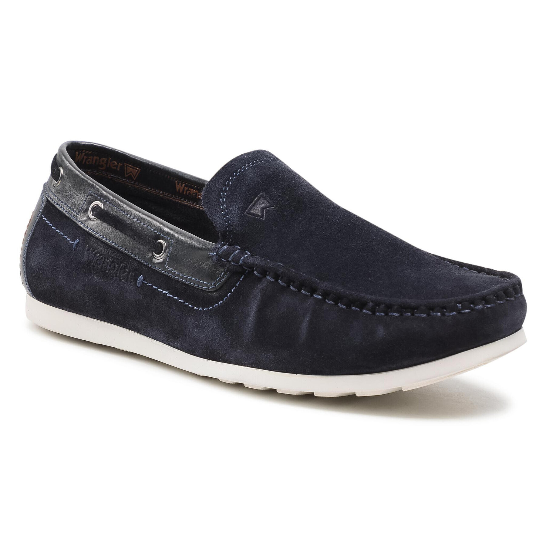 Wrangler Мокасини Moby Slip On WM11180A Тъмносин - Pepit.bg