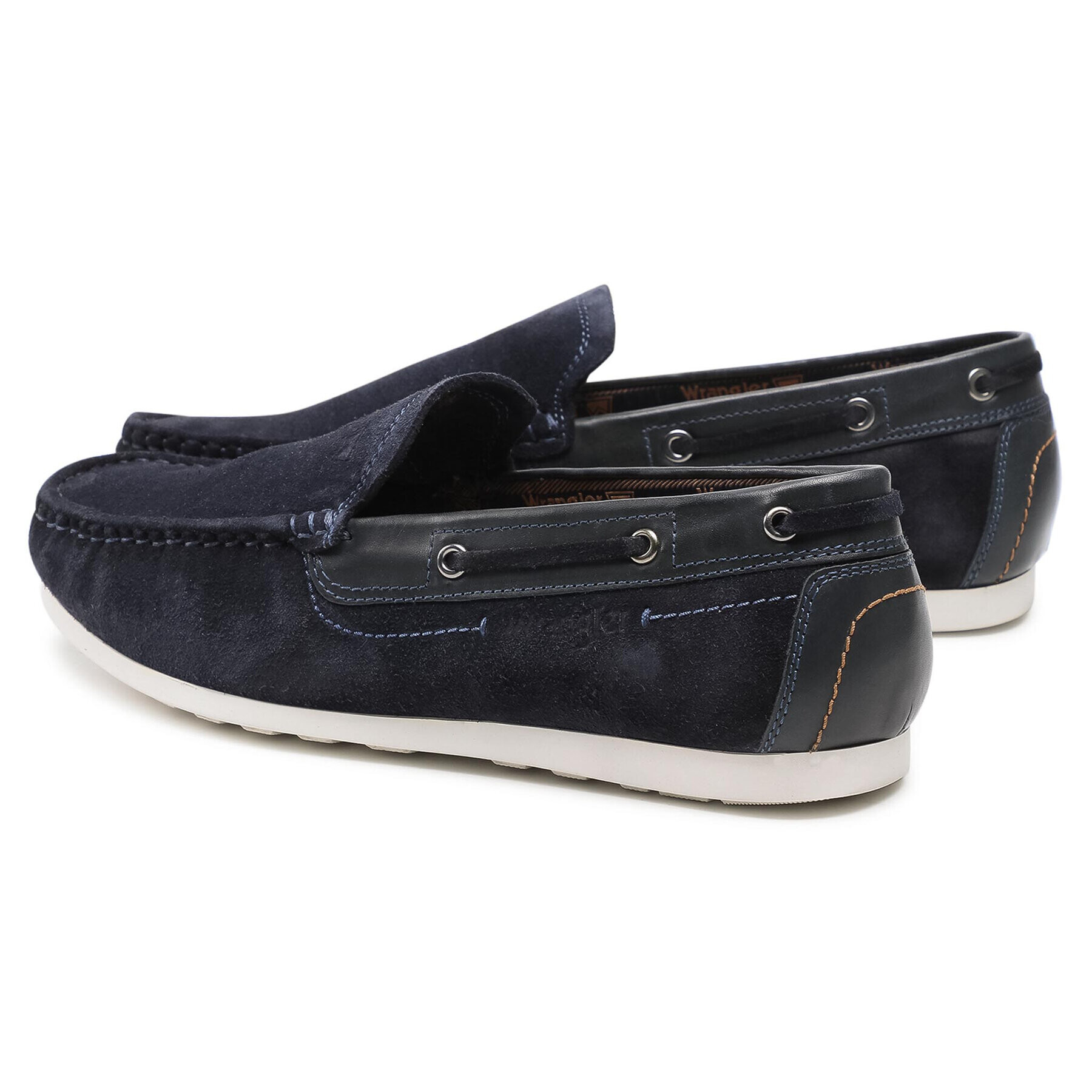 Wrangler Мокасини Moby Slip On WM11180A Тъмносин - Pepit.bg