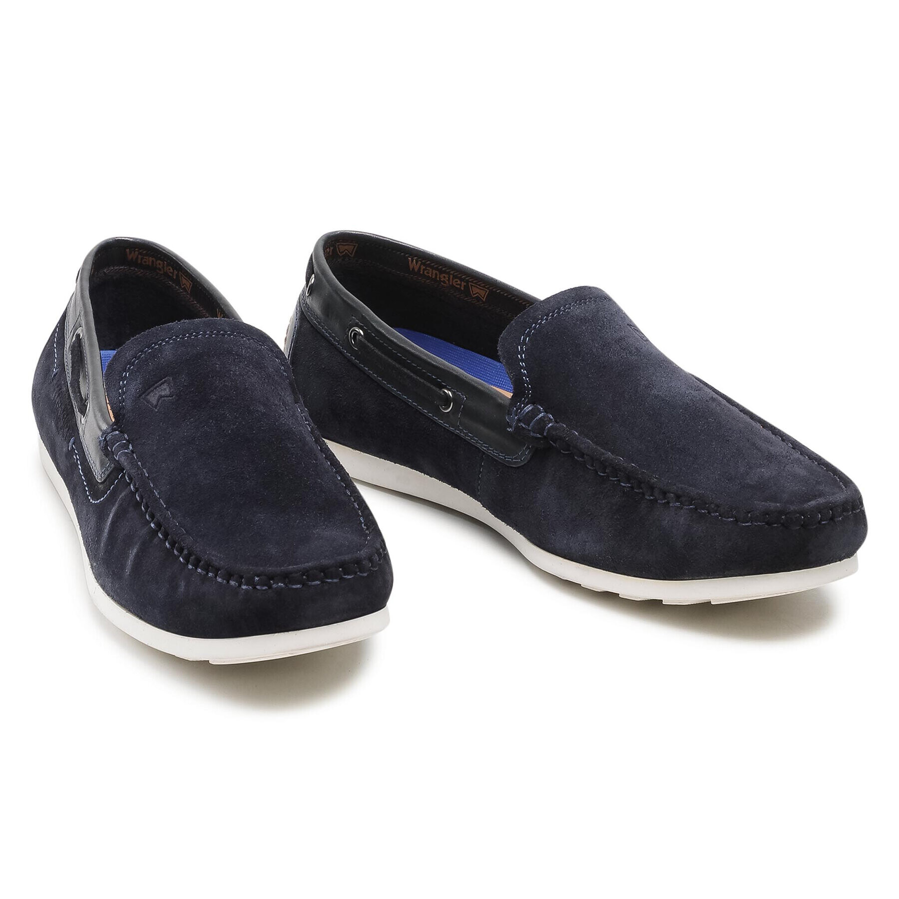 Wrangler Мокасини Moby Slip On WM11180A Тъмносин - Pepit.bg