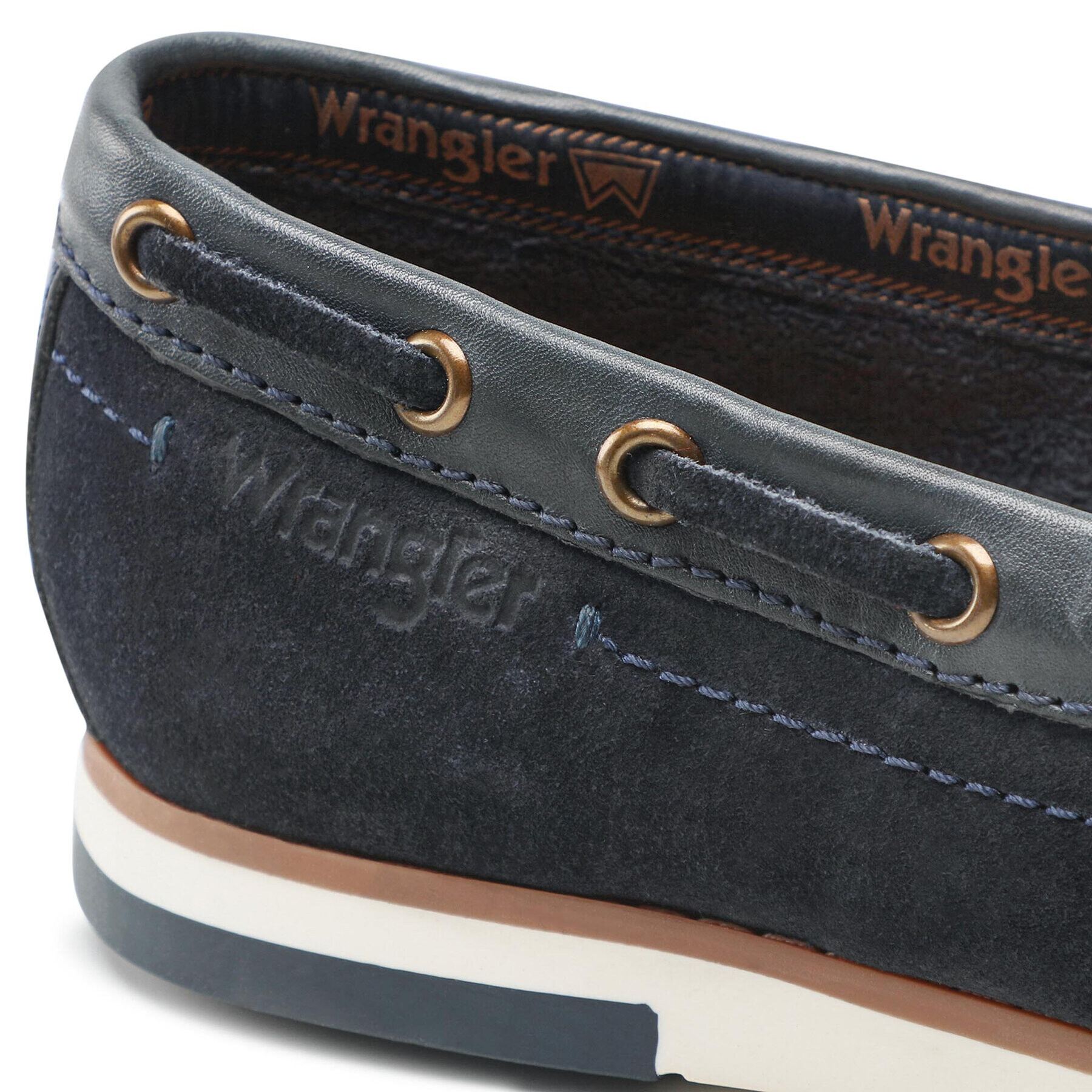 Wrangler Мокасини Sharky WM21170A Тъмносин - Pepit.bg