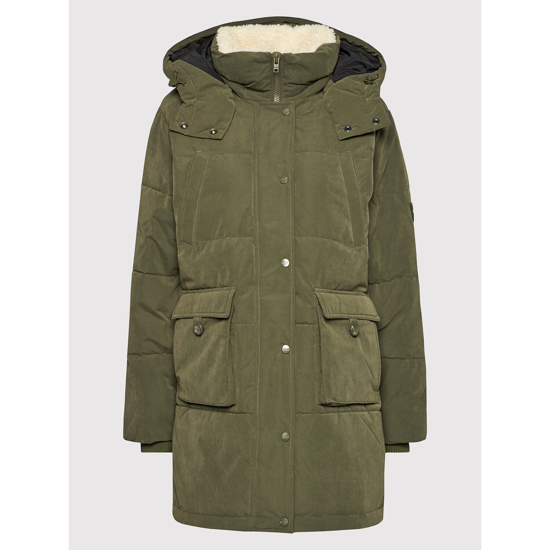 Wrangler Парка Long W4S2X7G21 Зелен Regular Fit - Pepit.bg