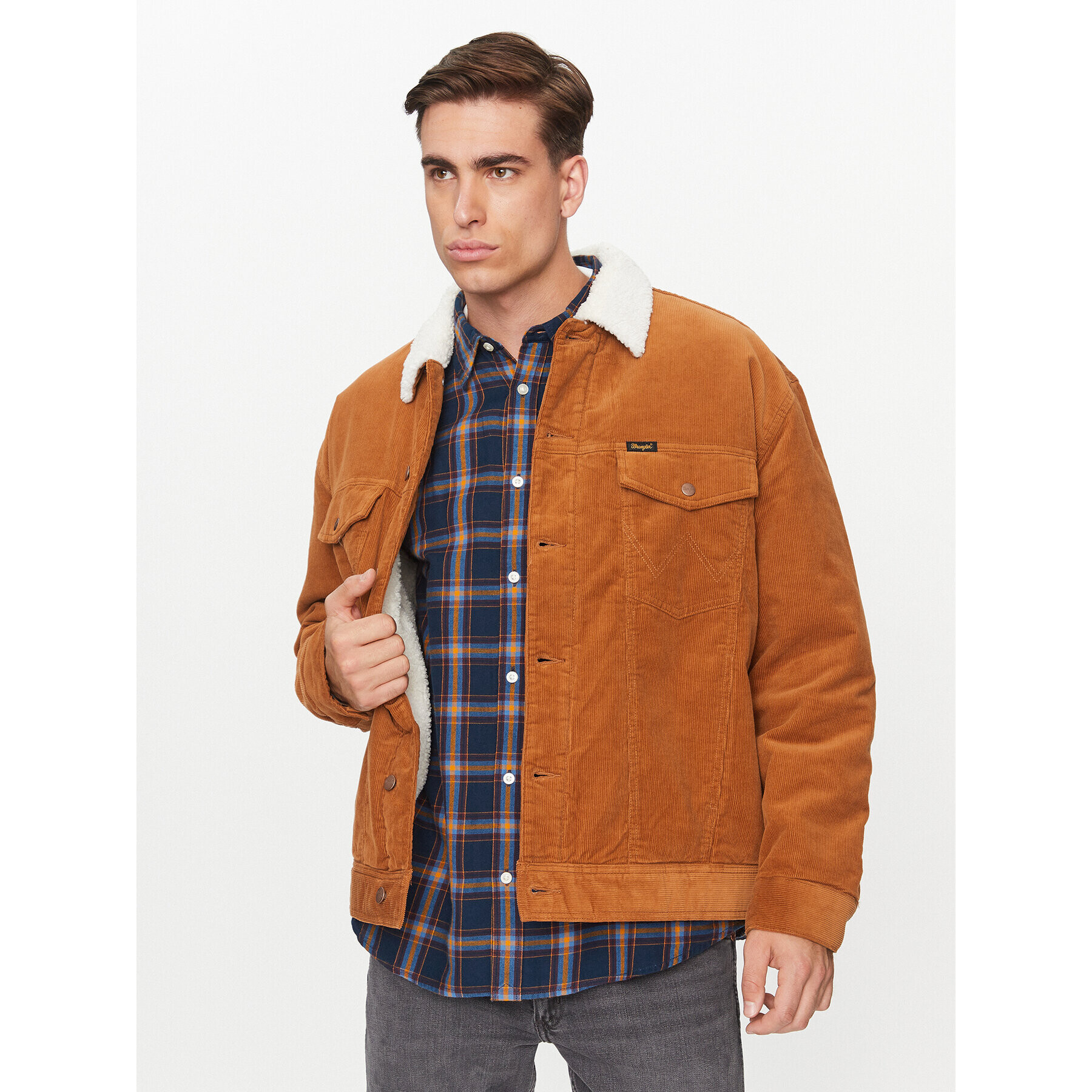 Wrangler Преходно яке Anti Fit 112341245 Кафяв Regular Fit - Pepit.bg