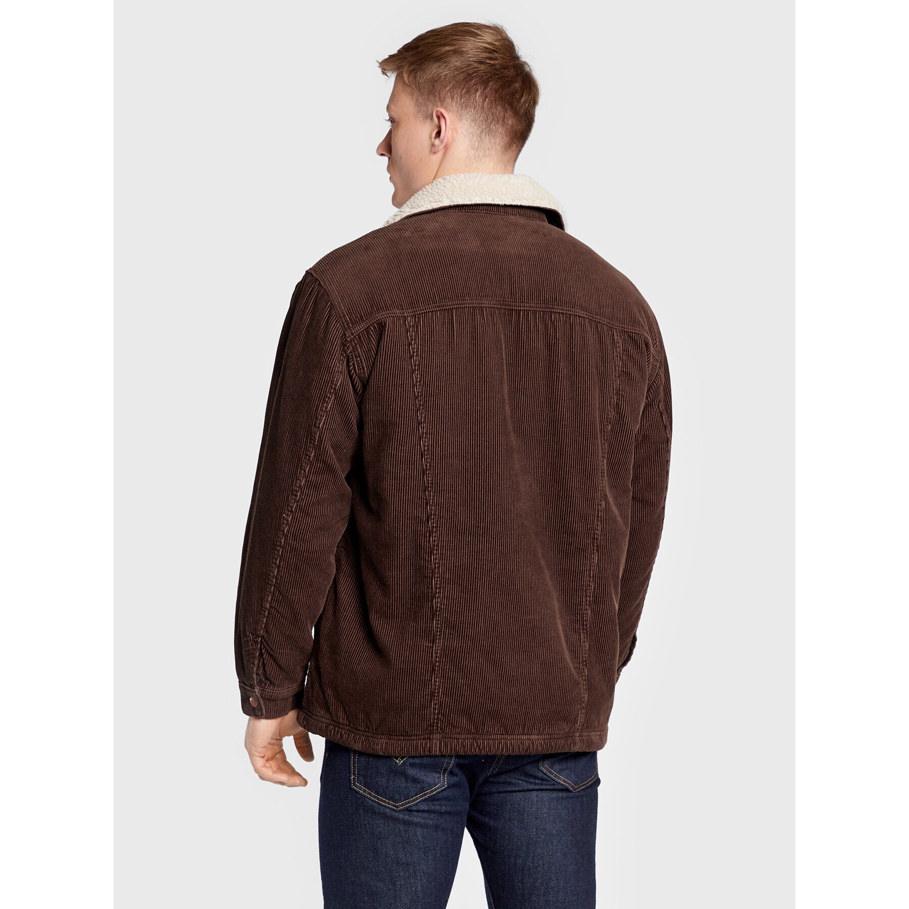 Wrangler Преходно яке Sherpa W445AHH38 112324535 Кафяв Regular Fit - Pepit.bg