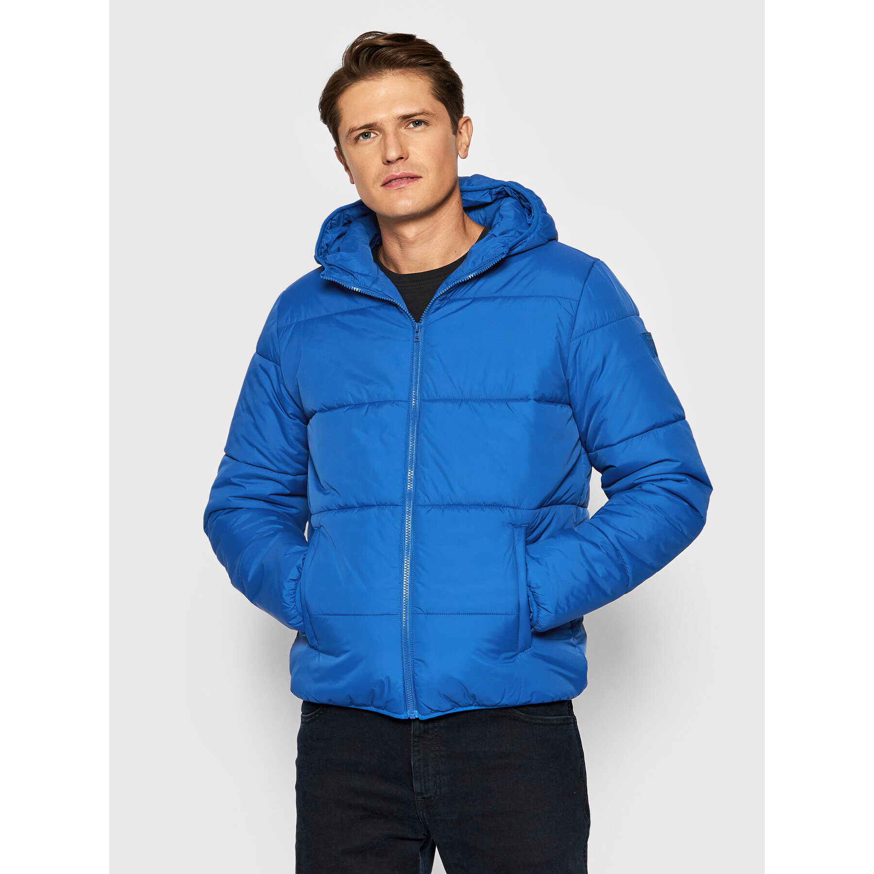 Wrangler Пухено яке The Puffer W4D6WRX05 Син Regular Fit - Pepit.bg