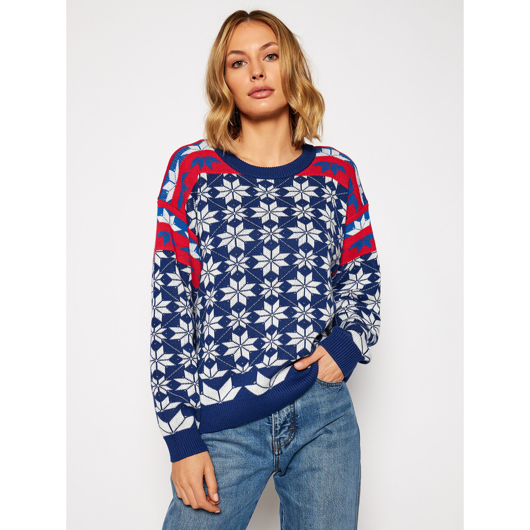 Wrangler Пуловер Alpine Rainbow W8N5QCX09 Цветен Regular Fit - Pepit.bg