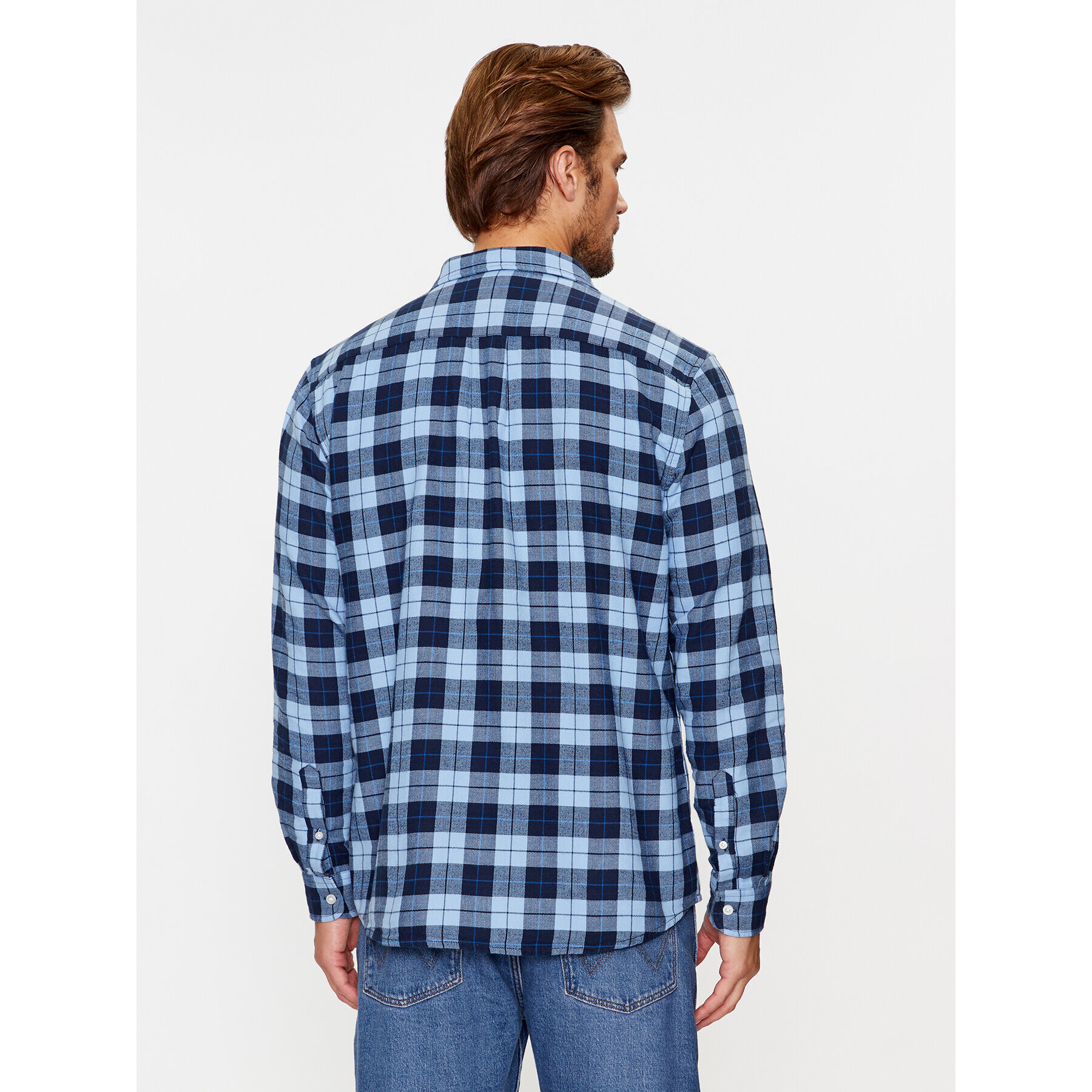 Wrangler Риза 112341055 Син Regular Fit - Pepit.bg