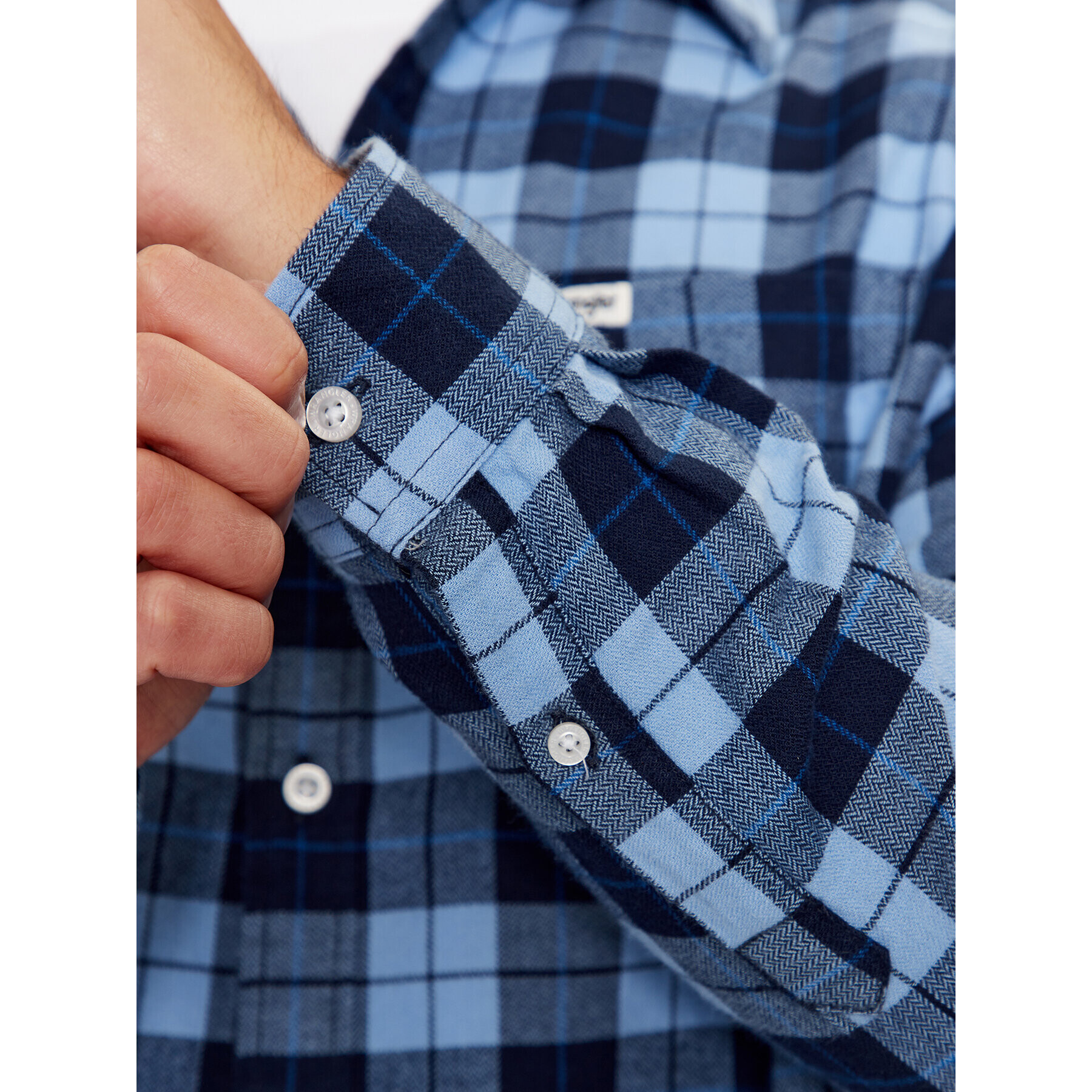 Wrangler Риза 112341055 Син Regular Fit - Pepit.bg