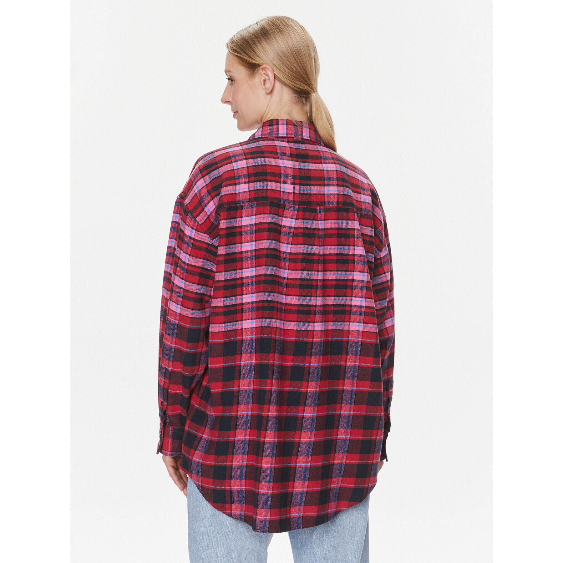 Wrangler Риза 112343681 Розов Loose Fit - Pepit.bg