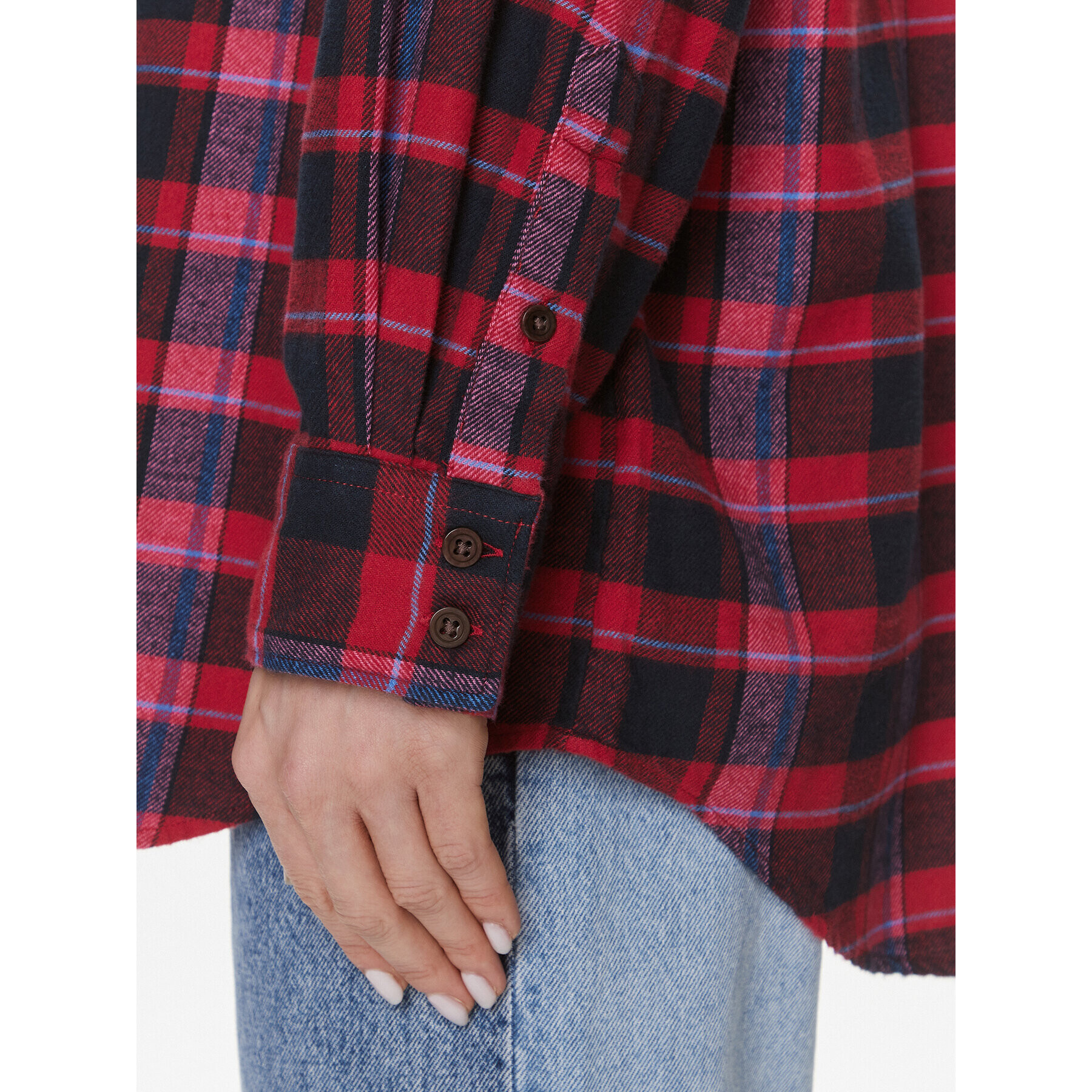 Wrangler Риза 112343681 Розов Loose Fit - Pepit.bg