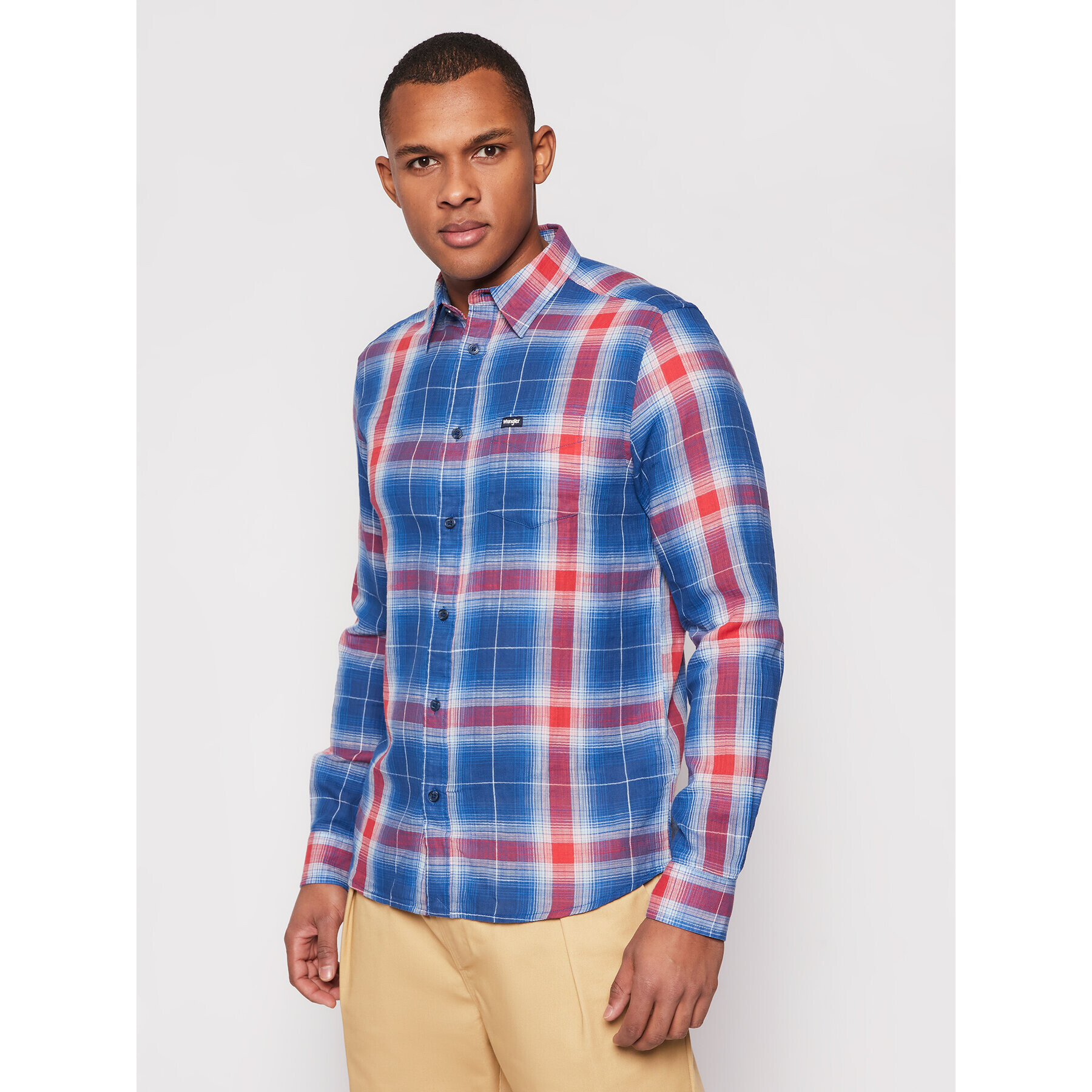 Wrangler Риза Ls 1 Pkt Shirt W5A16BX50 Цветен Regular Fit - Pepit.bg