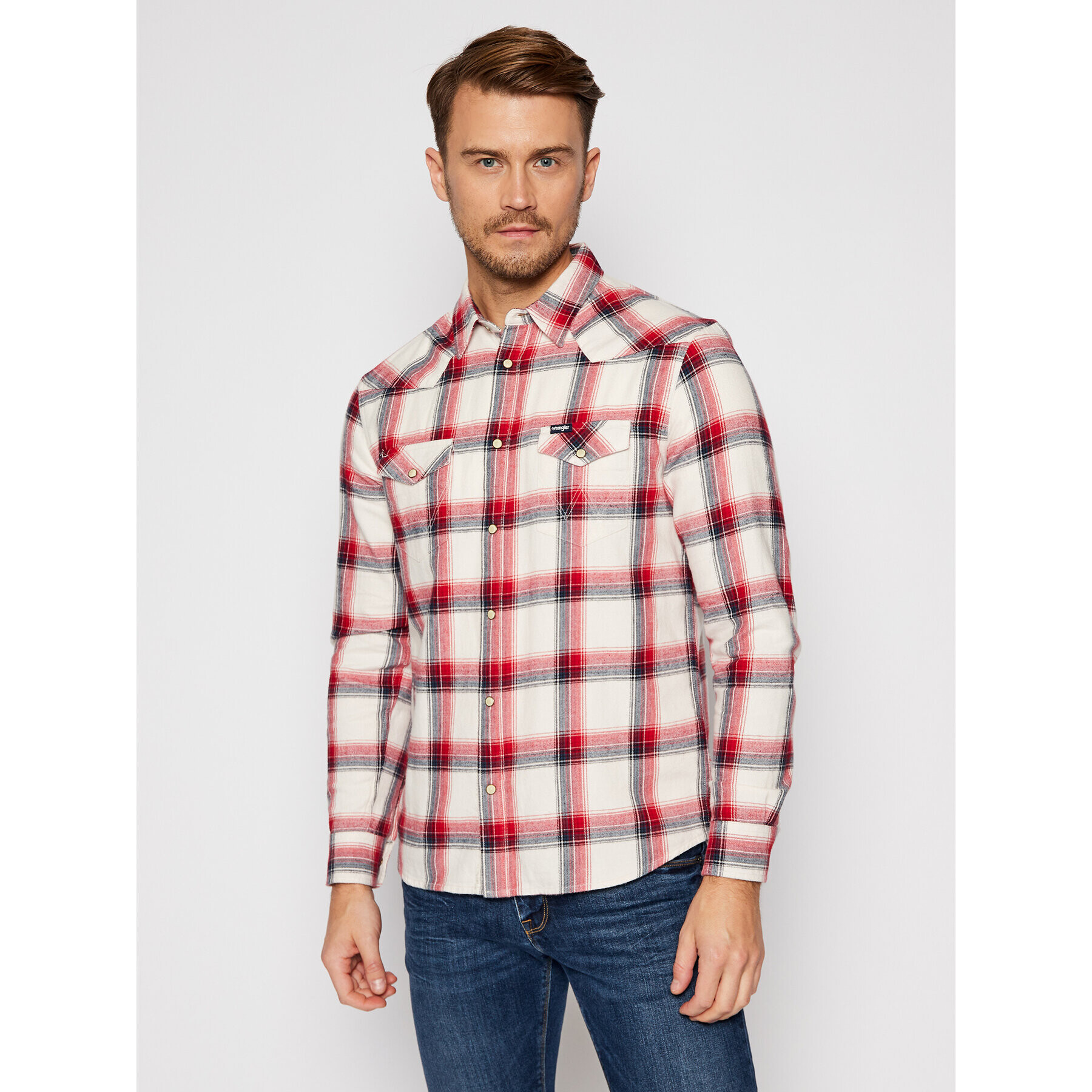 Wrangler Риза Ls Western W5A0T2XGI Цветен Regular Fit - Pepit.bg