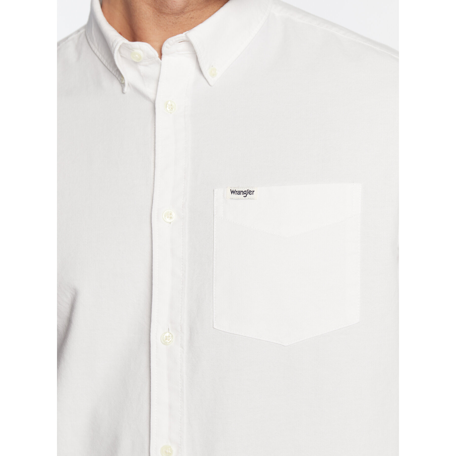 Wrangler Риза W5B1BM989 112323745 Бял Regular Fit - Pepit.bg