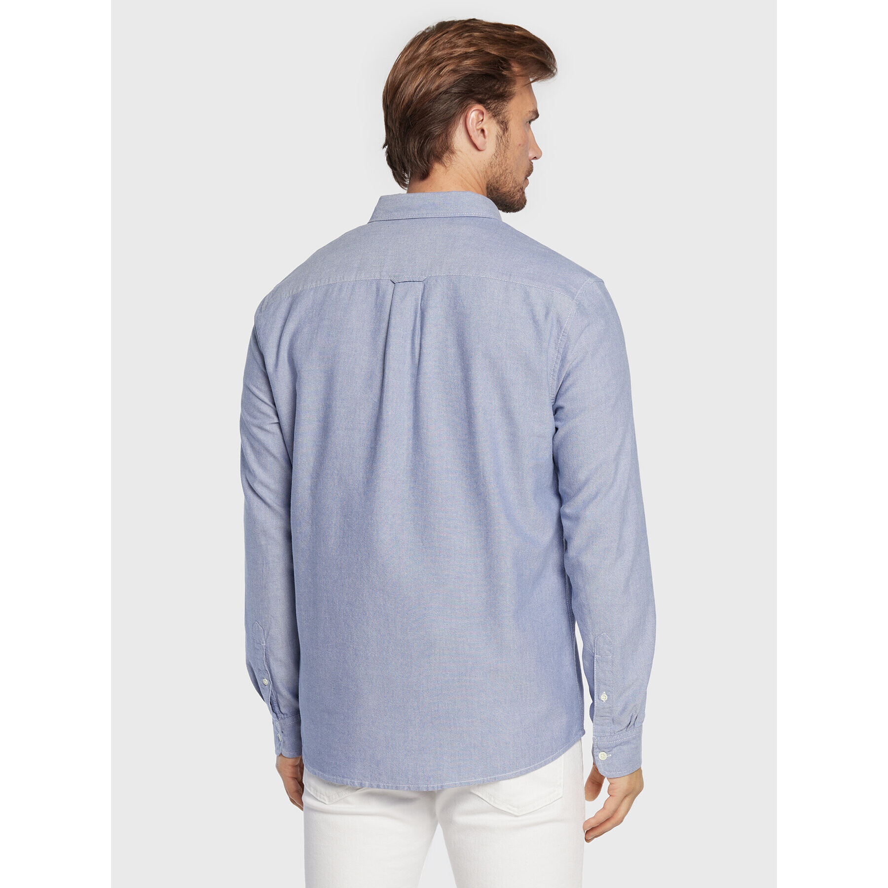 Wrangler Риза W5B1BMX7K 112320866 Син Regular Fit - Pepit.bg