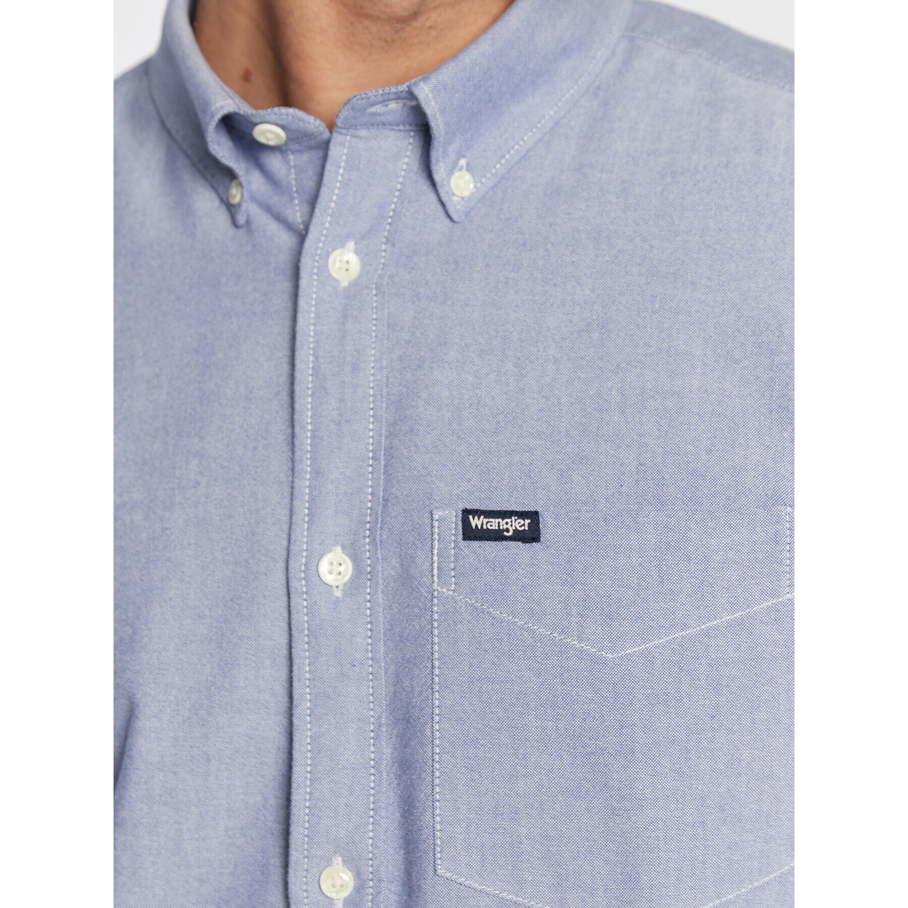 Wrangler Риза W5B1BMX7K 112320866 Син Regular Fit - Pepit.bg