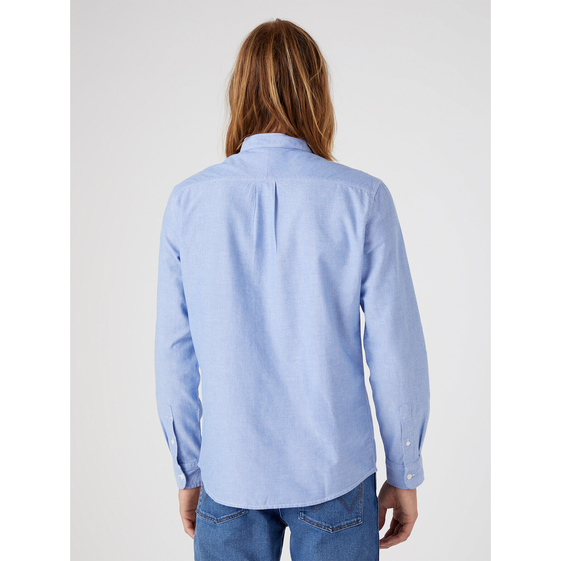 Wrangler Риза W5C8BMX50 112330805 Син Regular Fit - Pepit.bg