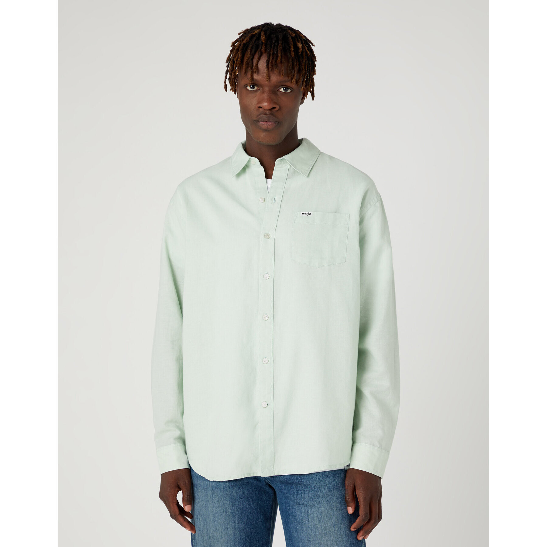 Wrangler Риза W5D6LOX6U Електриков Relaxed Fit - Pepit.bg