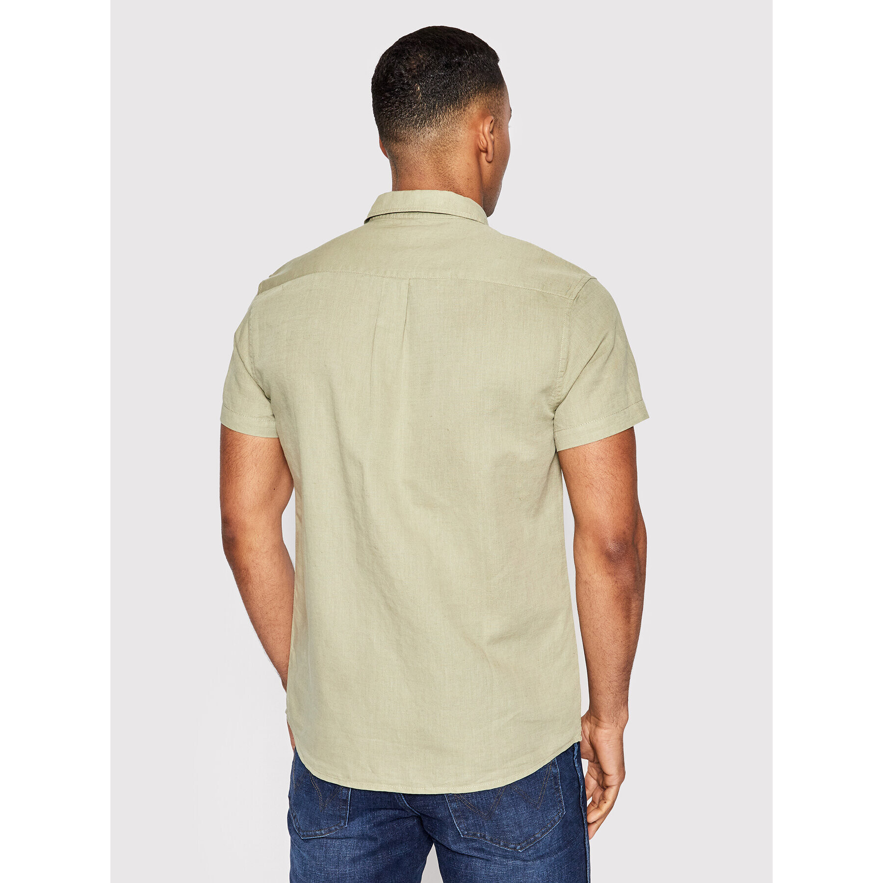 Wrangler Риза W5J1LO Зелен Regular Fit - Pepit.bg