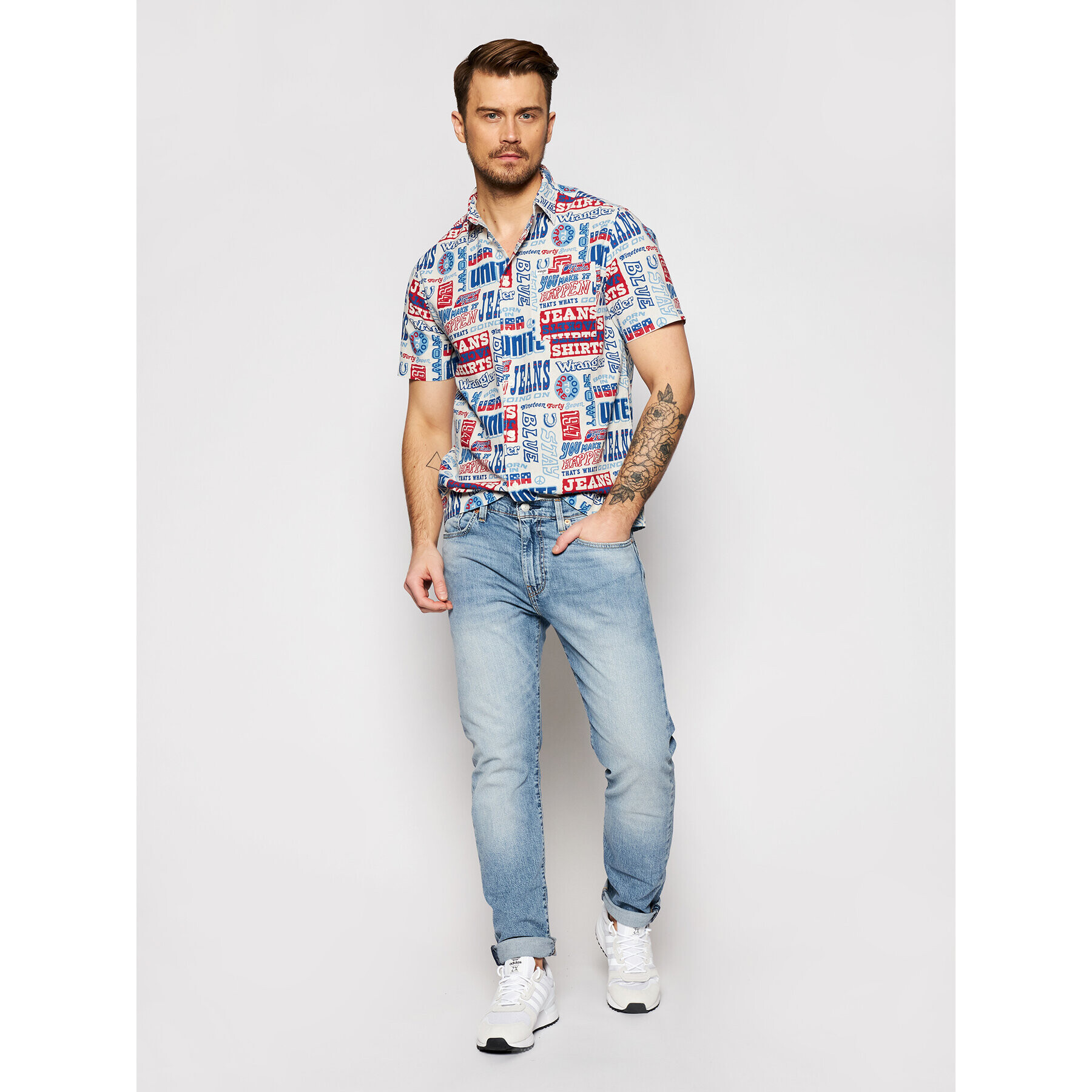 Wrangler Риза W5J47S18E Цветен Regular Fit - Pepit.bg