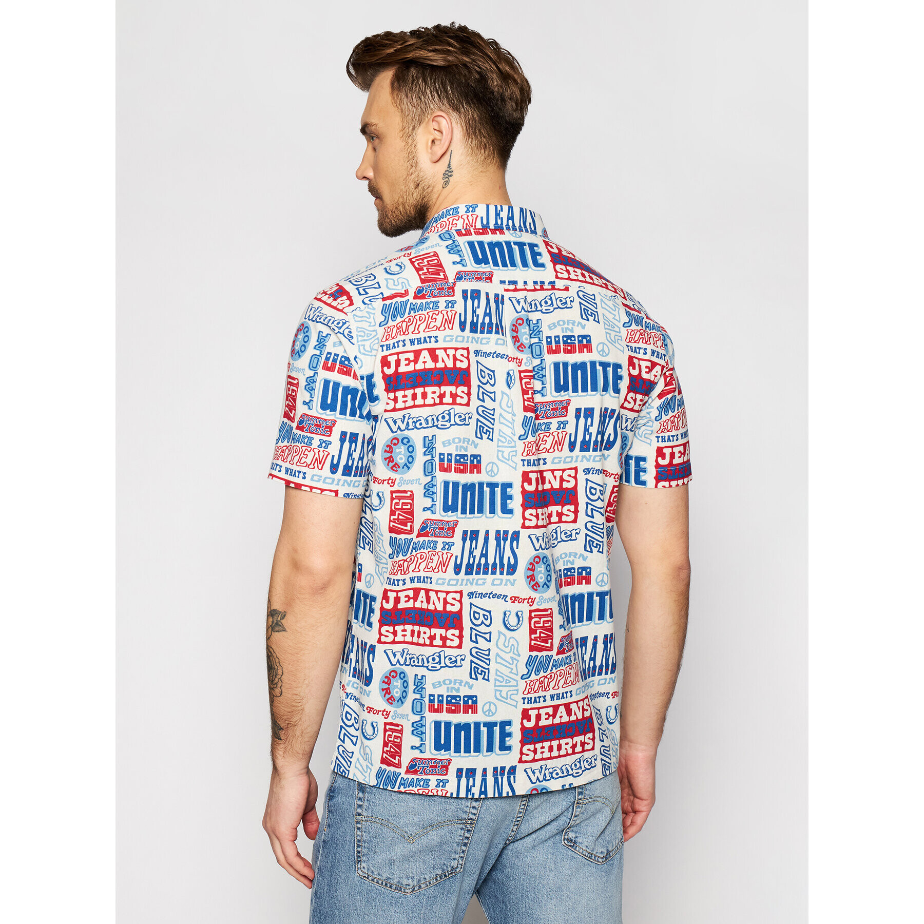 Wrangler Риза W5J47S18E Цветен Regular Fit - Pepit.bg