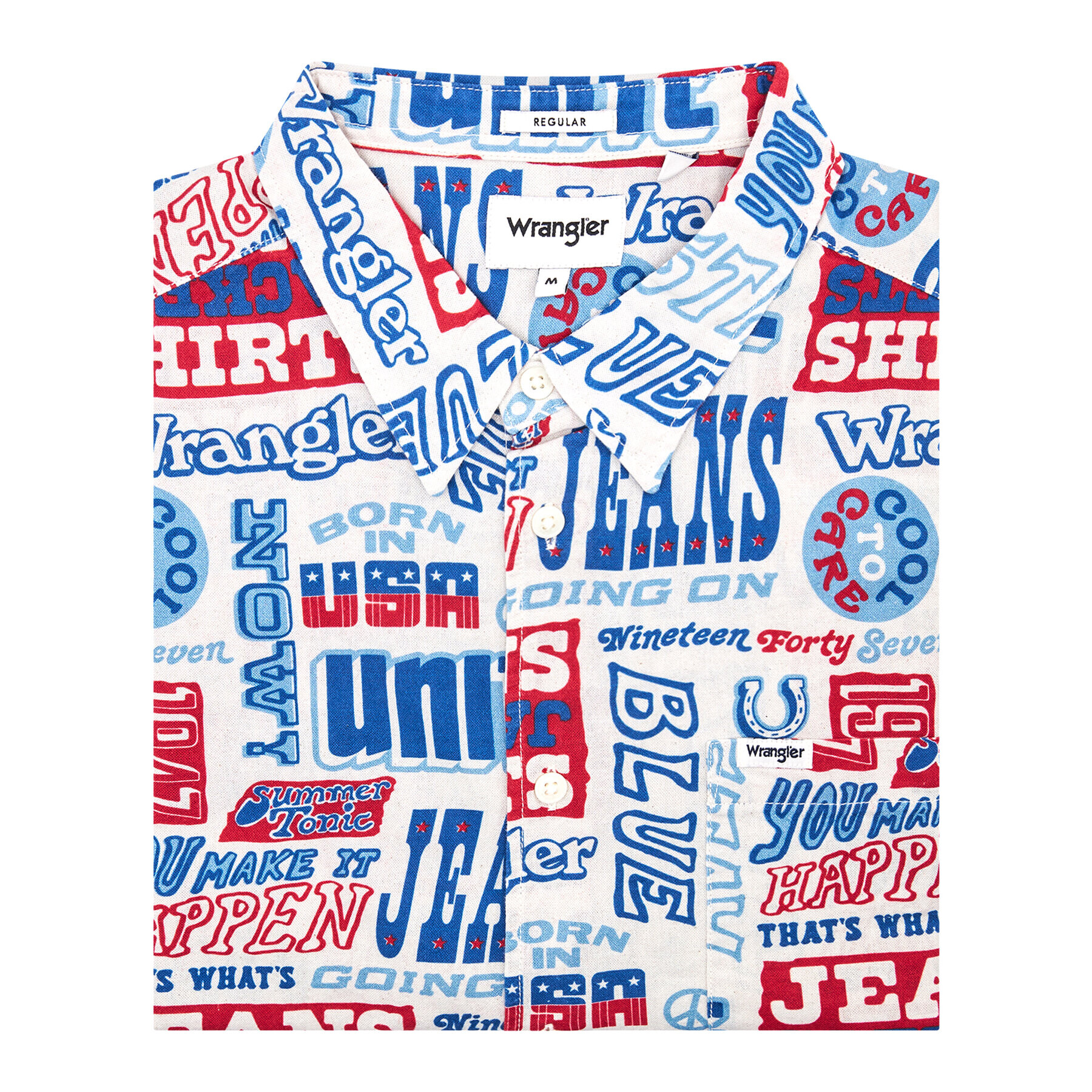 Wrangler Риза W5J47S18E Цветен Regular Fit - Pepit.bg