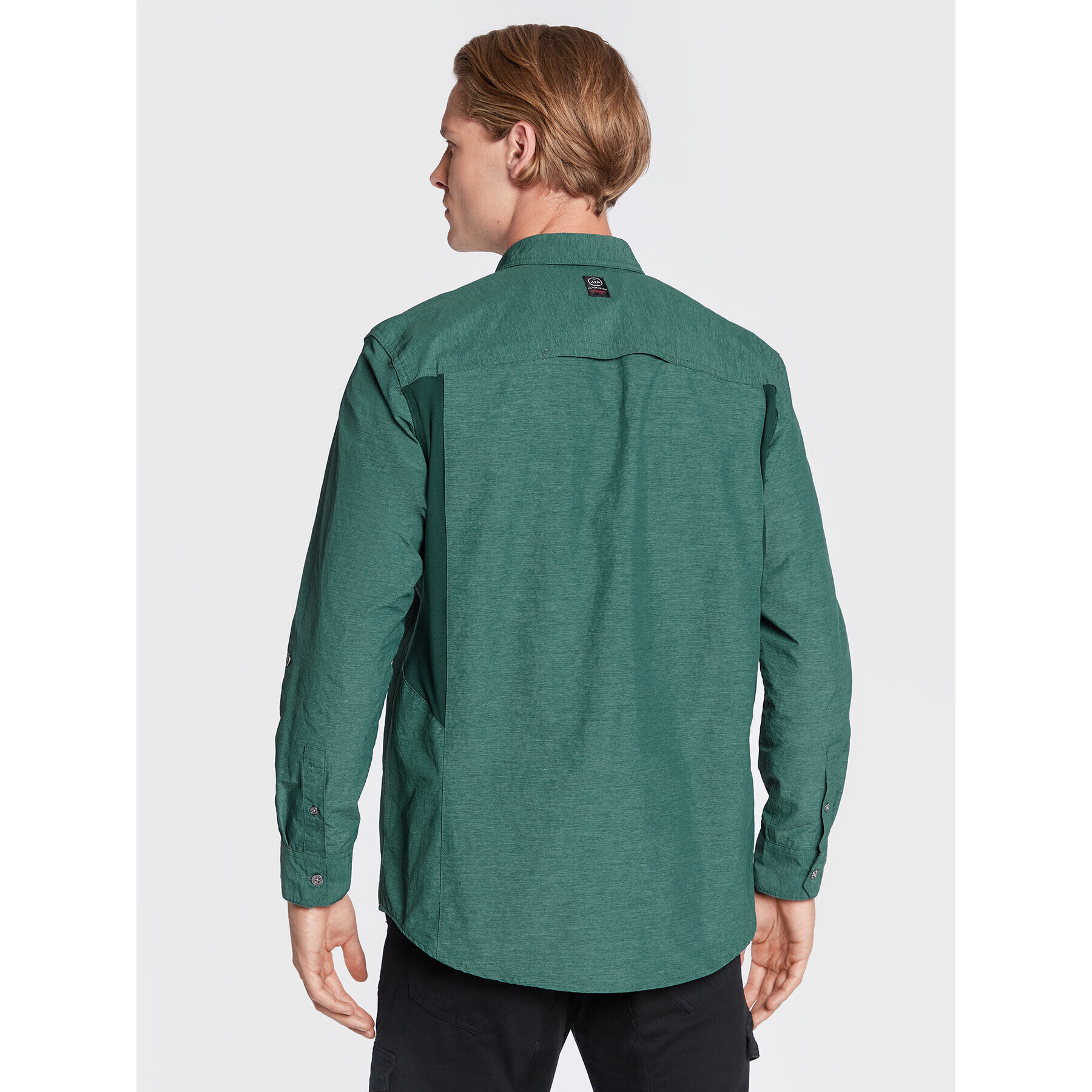 Wrangler Риза WA5BEHG50 112324305 Зелен Regular Fit - Pepit.bg