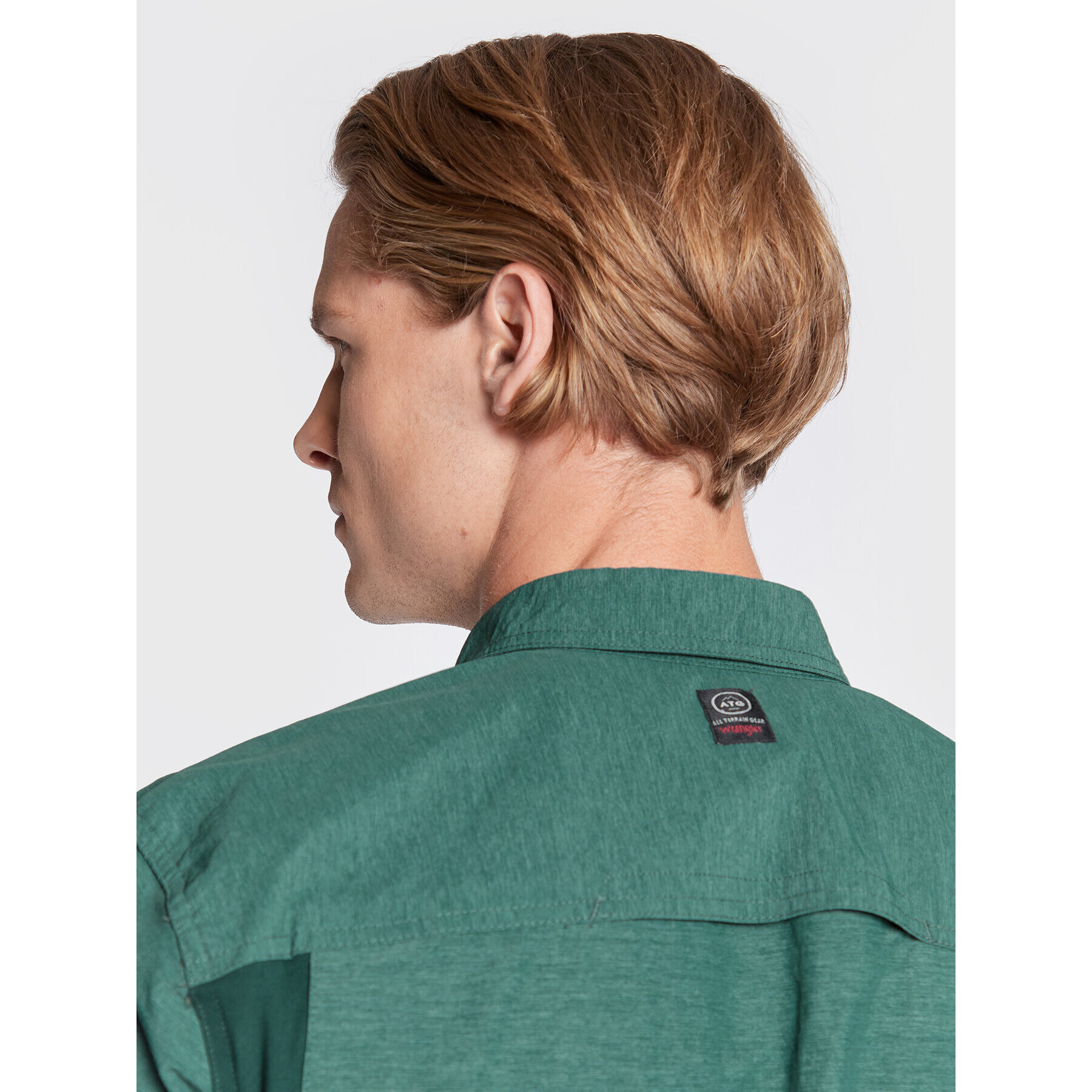 Wrangler Риза WA5BEHG50 112324305 Зелен Regular Fit - Pepit.bg
