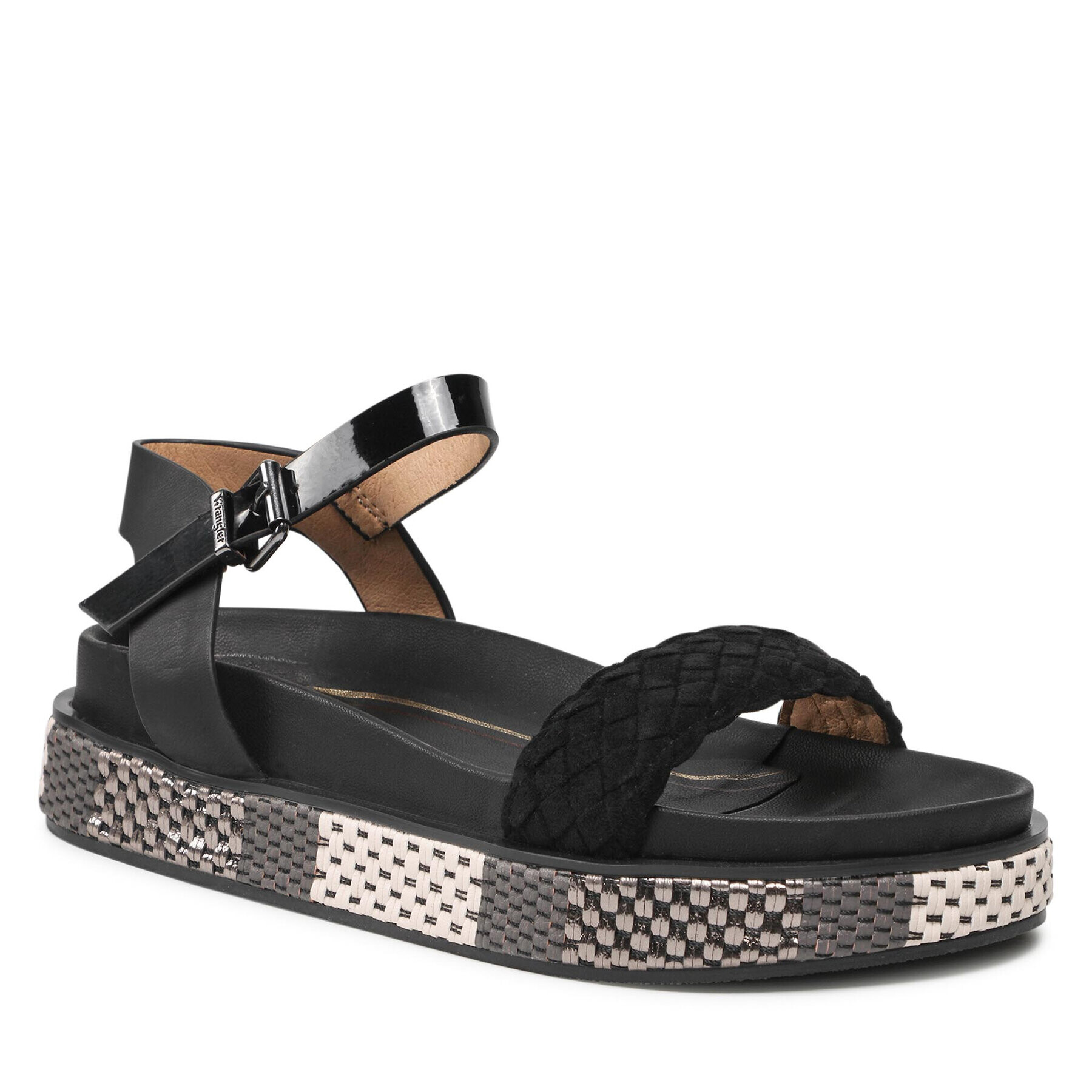 Wrangler Сандали Amaya Woven WL21661A Черен - Pepit.bg