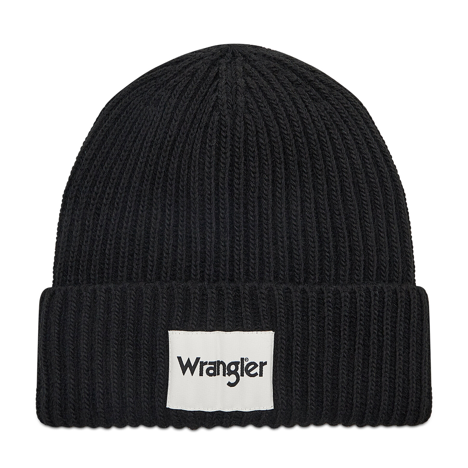 Wrangler Шапка Rib Beanie W0W2UH100 Черен - Pepit.bg