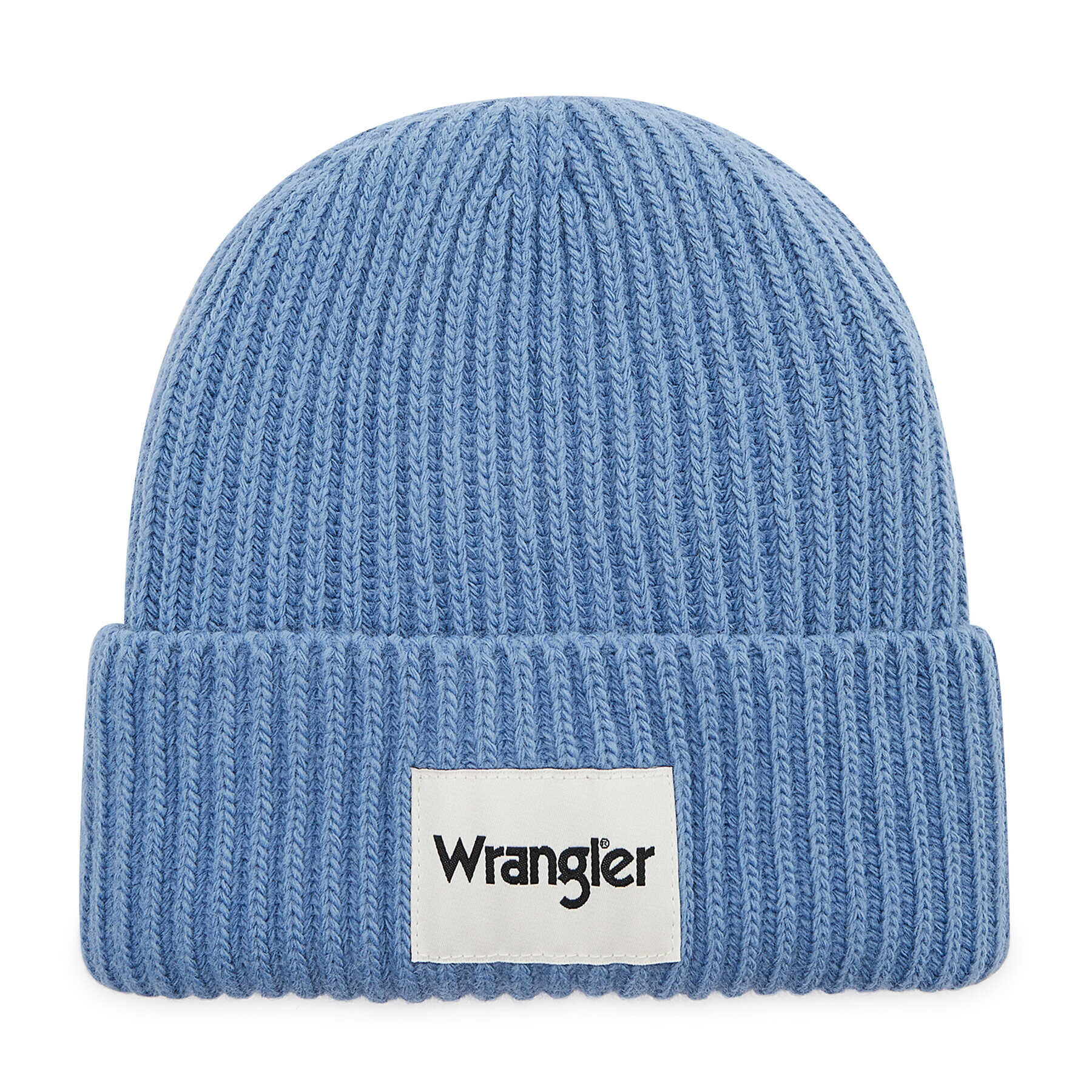 Wrangler Шапка с козирка Rib Beanie 112321910 Син - Pepit.bg
