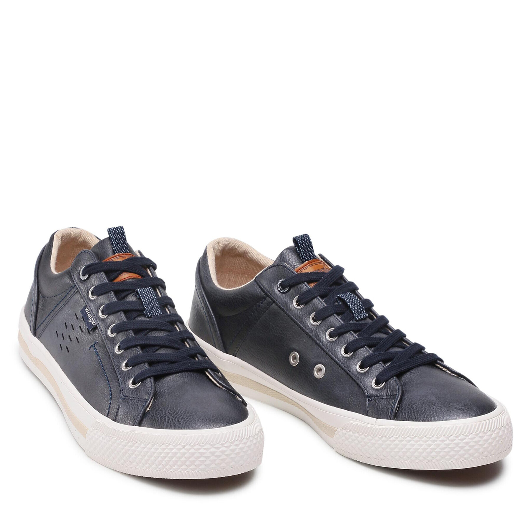 Wrangler Сникърси Clay Vegan WM21040A Тъмносин - Pepit.bg