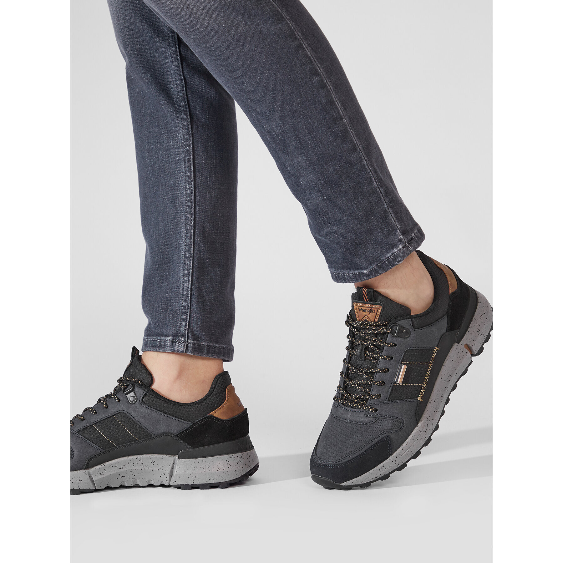 Wrangler Сникърси Mounty Low WM22150A Тъмносин - Pepit.bg