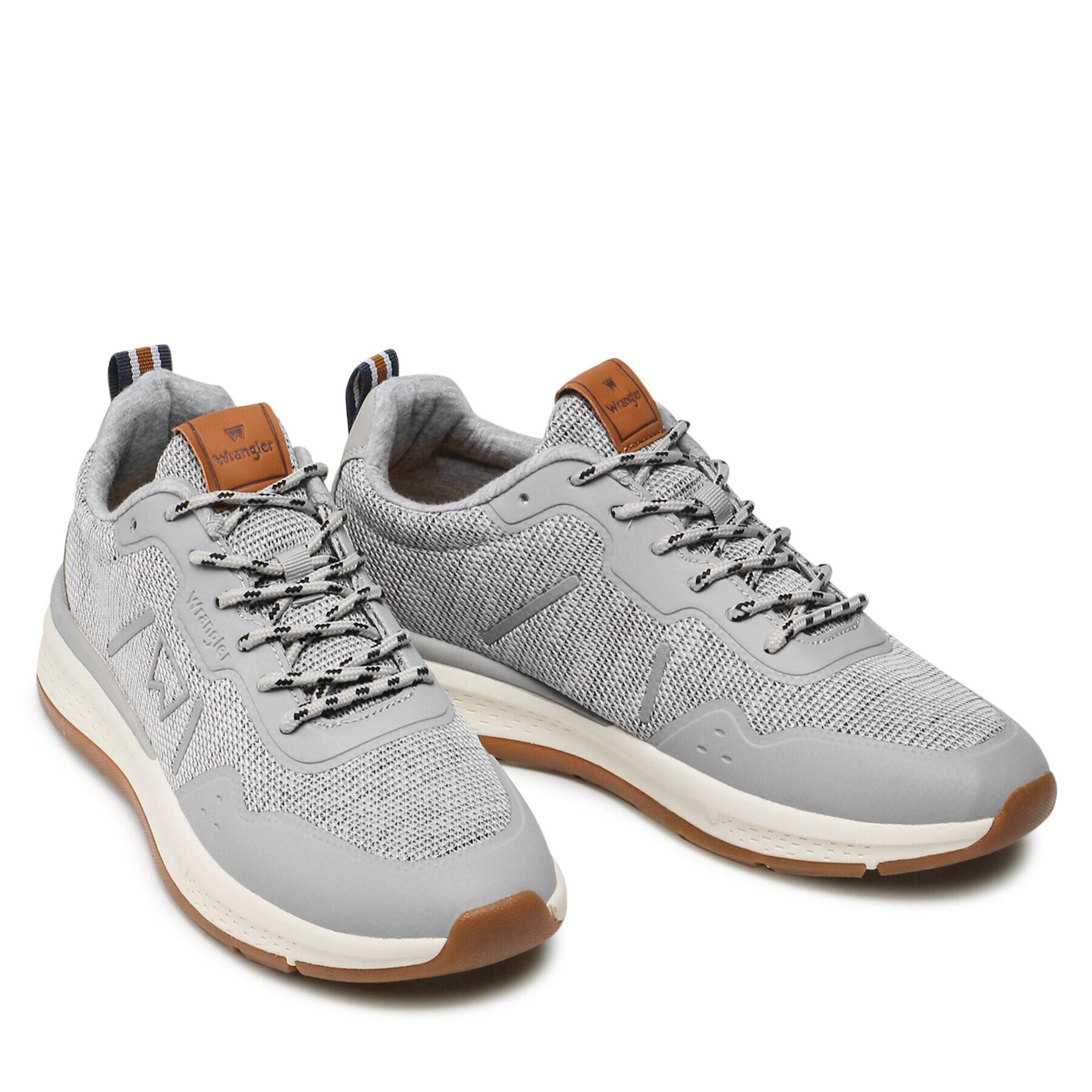 Wrangler Сникърси Pioneer Knit WM21110A Сив - Pepit.bg