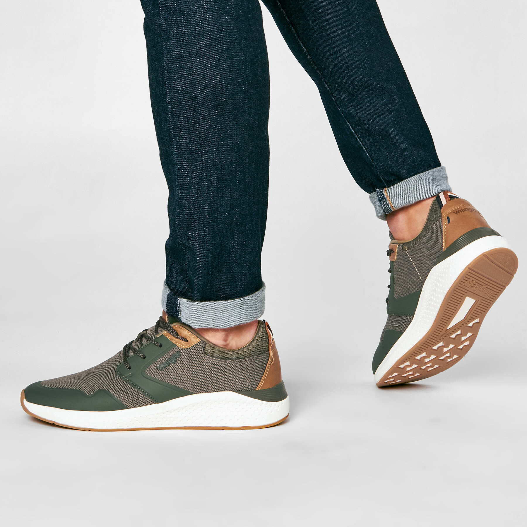 Wrangler Сникърси Sequoia WM01072A Зелен - Pepit.bg