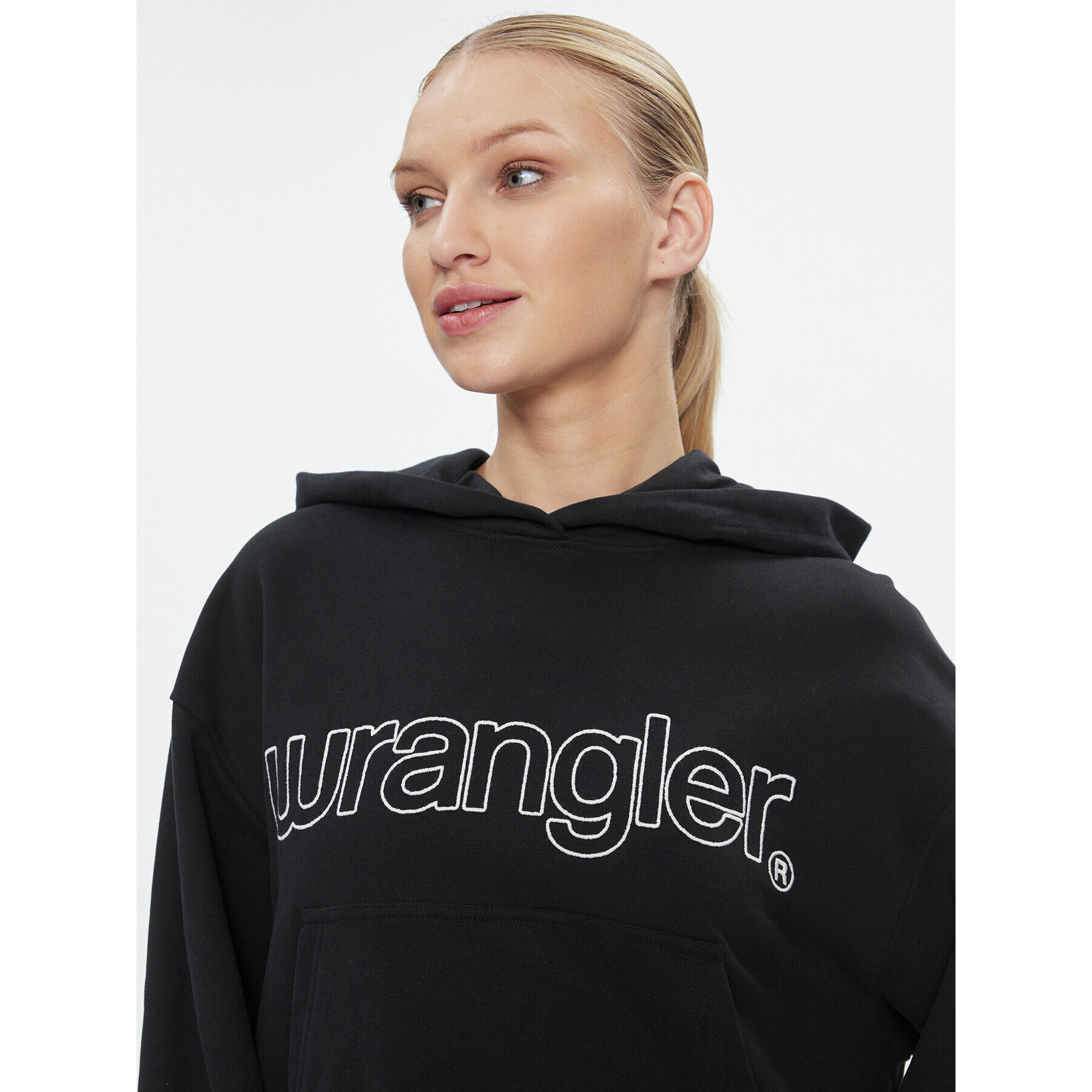 Wrangler Суитшърт 112342761 Черен Loose Fit - Pepit.bg