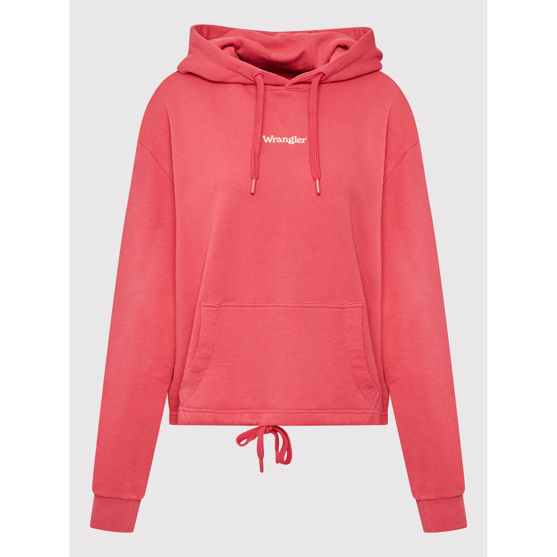 Wrangler Суитшърт Drawcord W6Q7HAP44 Розов Regular Fit - Pepit.bg