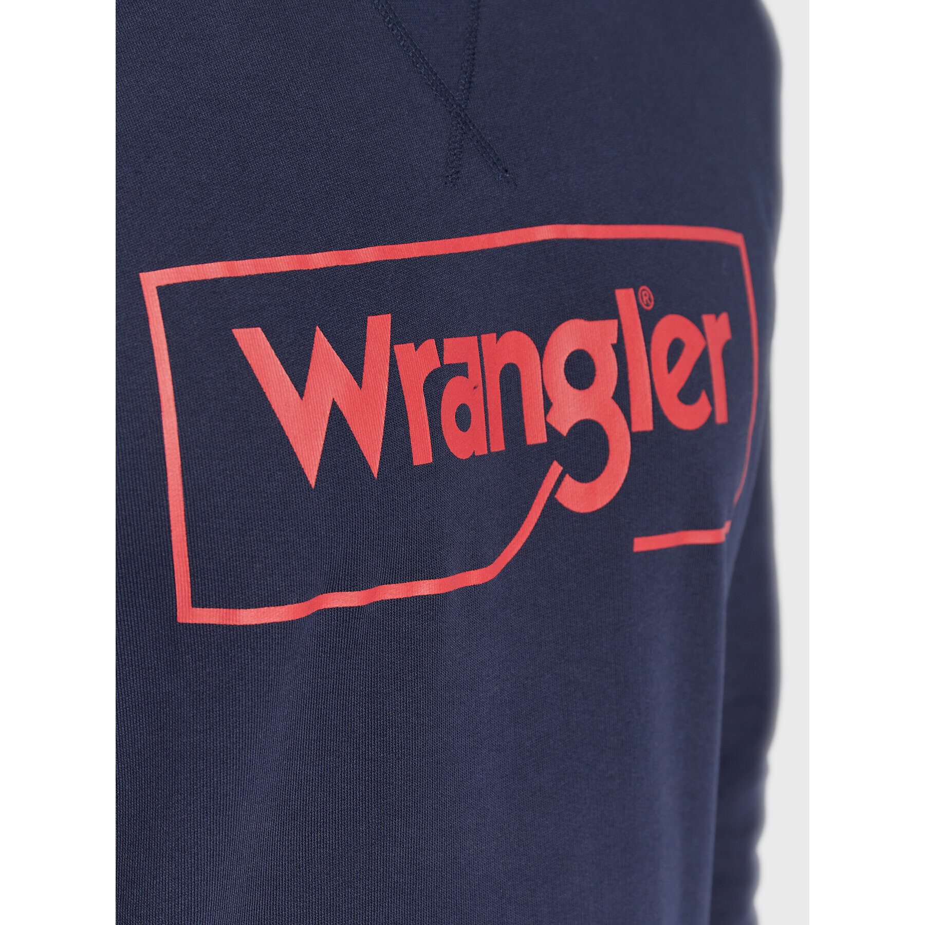 Wrangler Суитшърт Frame Logo W662HA114 112320240 Тъмносин Regular Fit - Pepit.bg