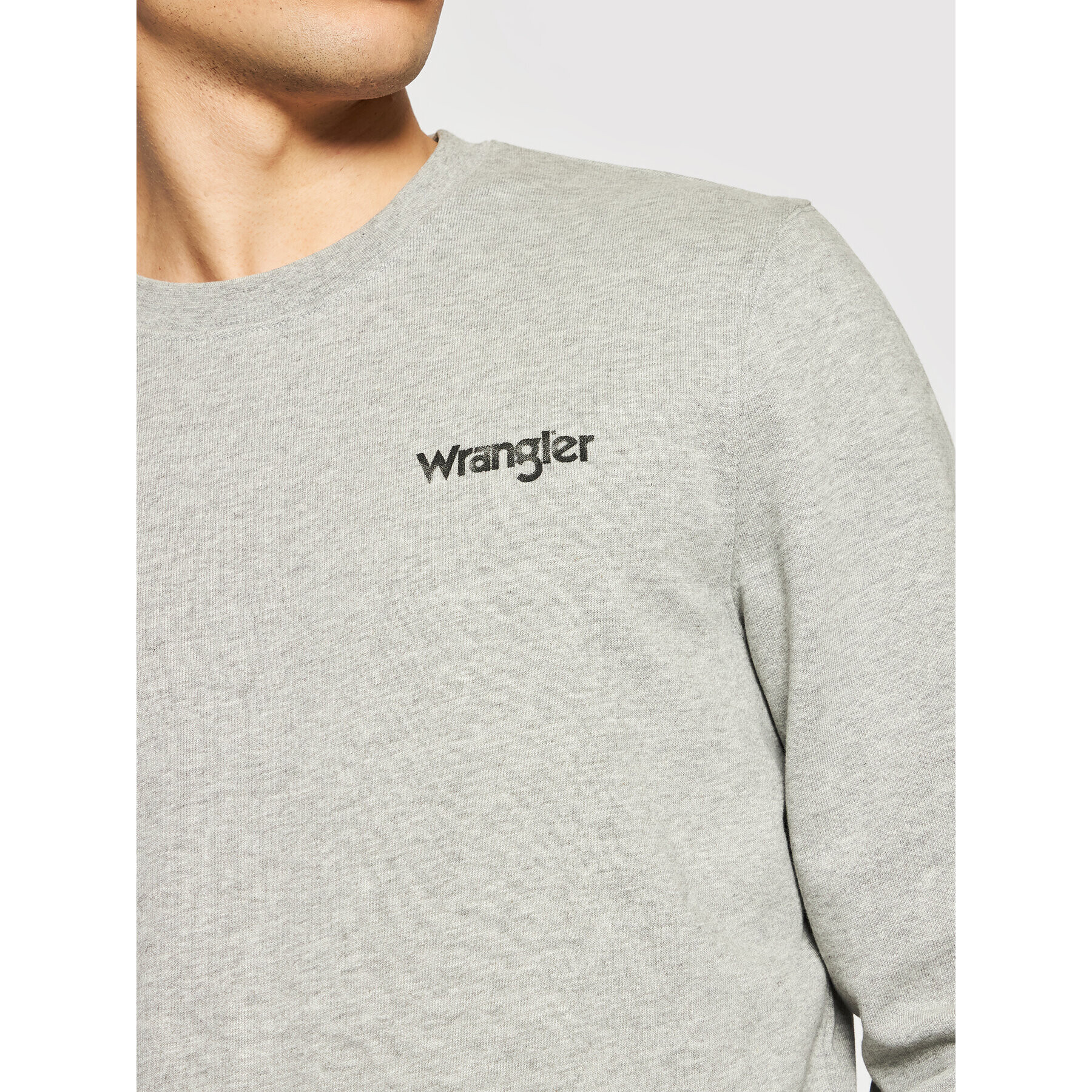 Wrangler Суитшърт Positive Vibes W6F6H1X37 Сив Regular Fit - Pepit.bg