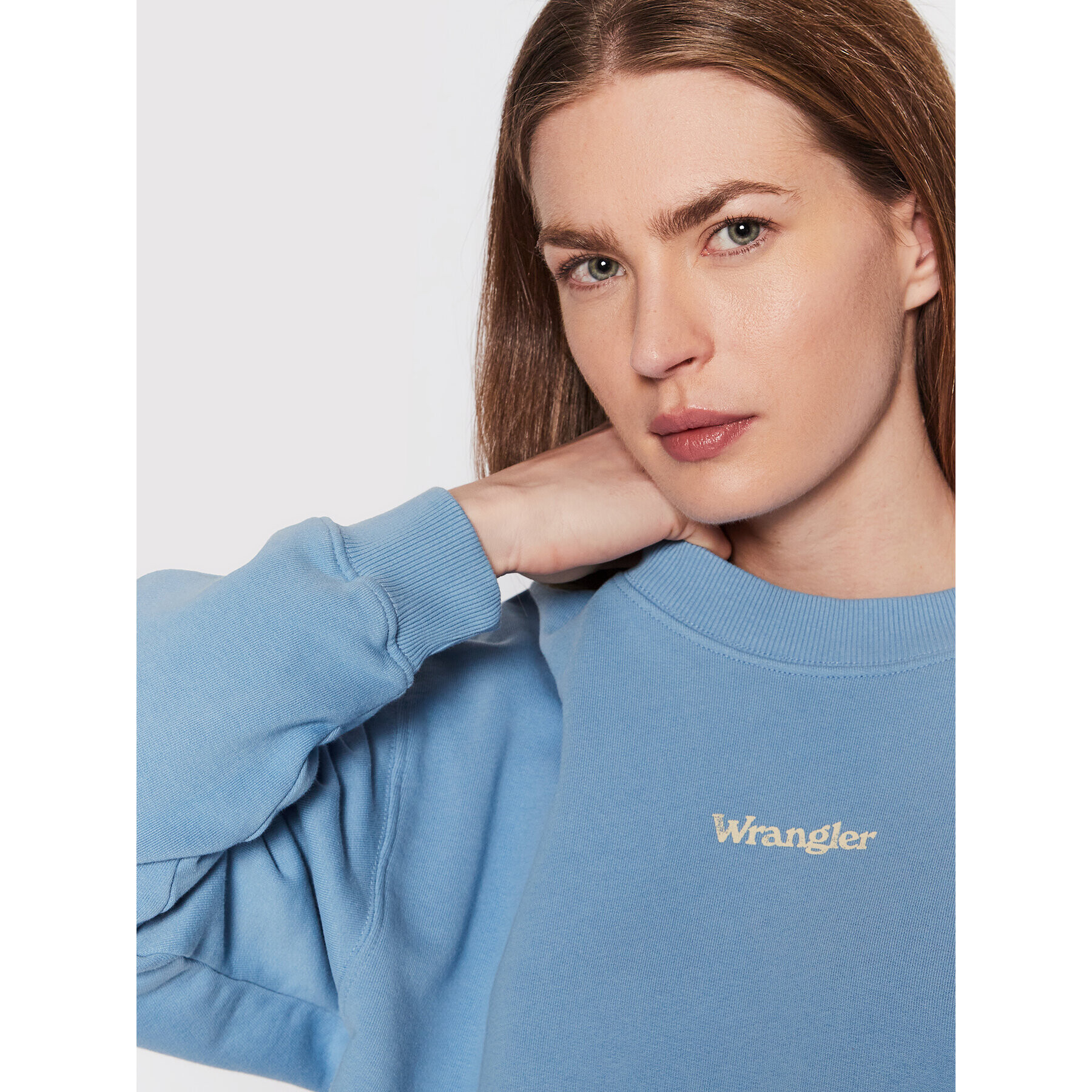 Wrangler Суитшърт Retro W6N0HAB40 Син Regular Fit - Pepit.bg