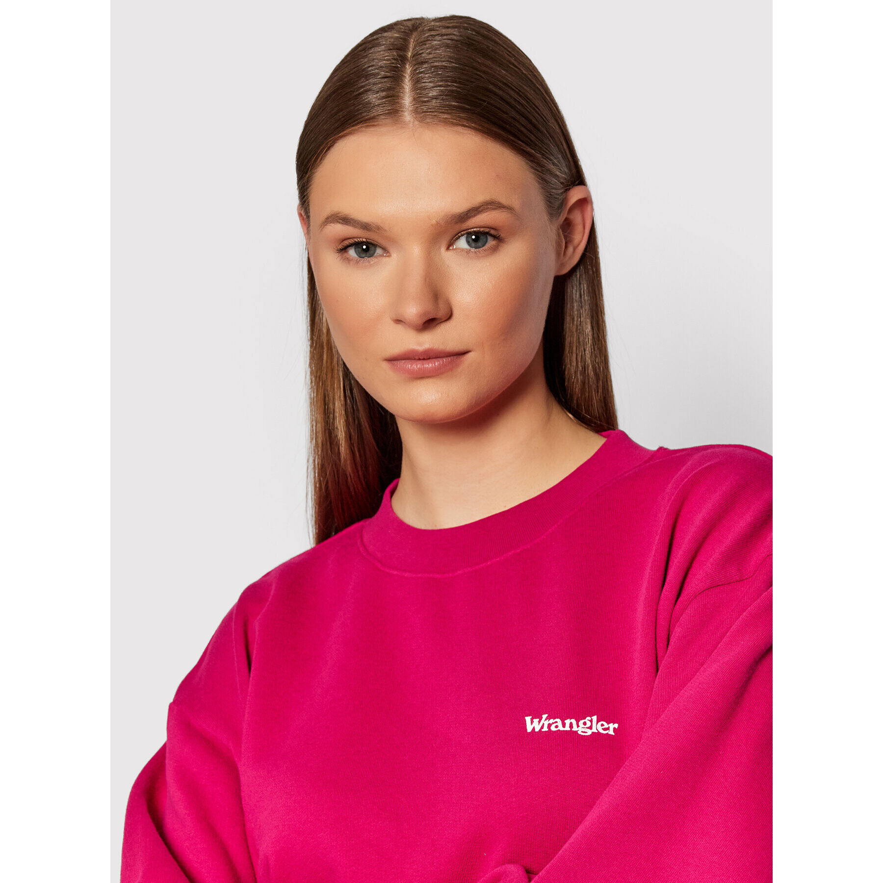 Wrangler Суитшърт Retro W6N0HAR09 Розов Regular Fit - Pepit.bg