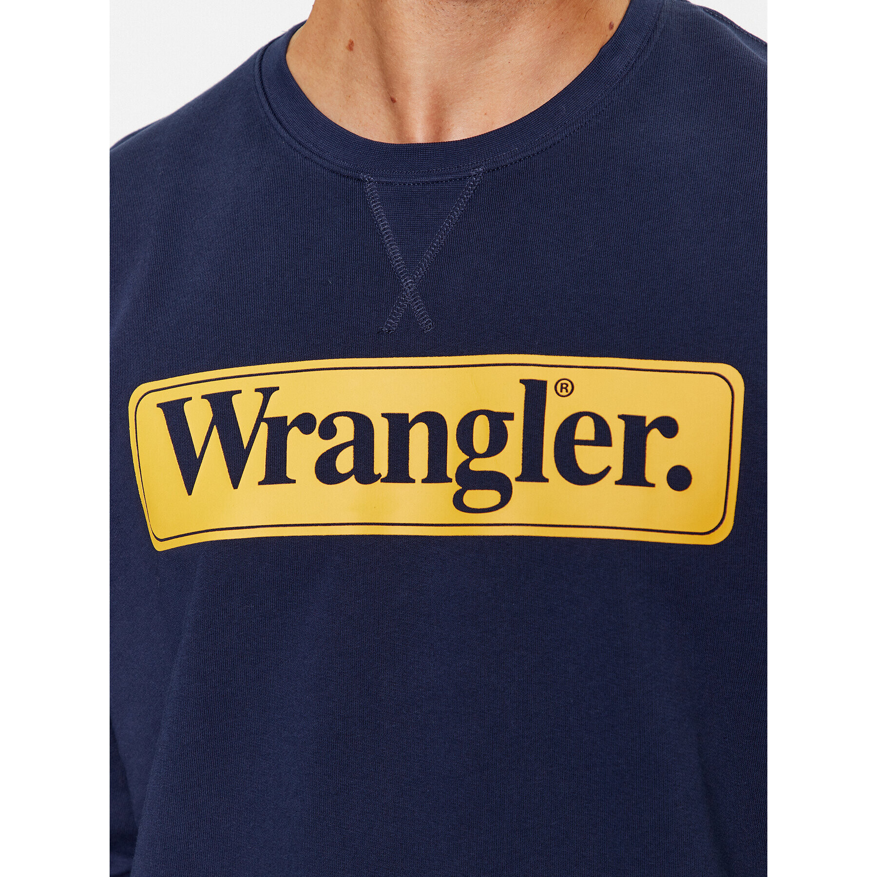 Wrangler Суитшърт Seasonal 112341196 Тъмносин Regular Fit - Pepit.bg