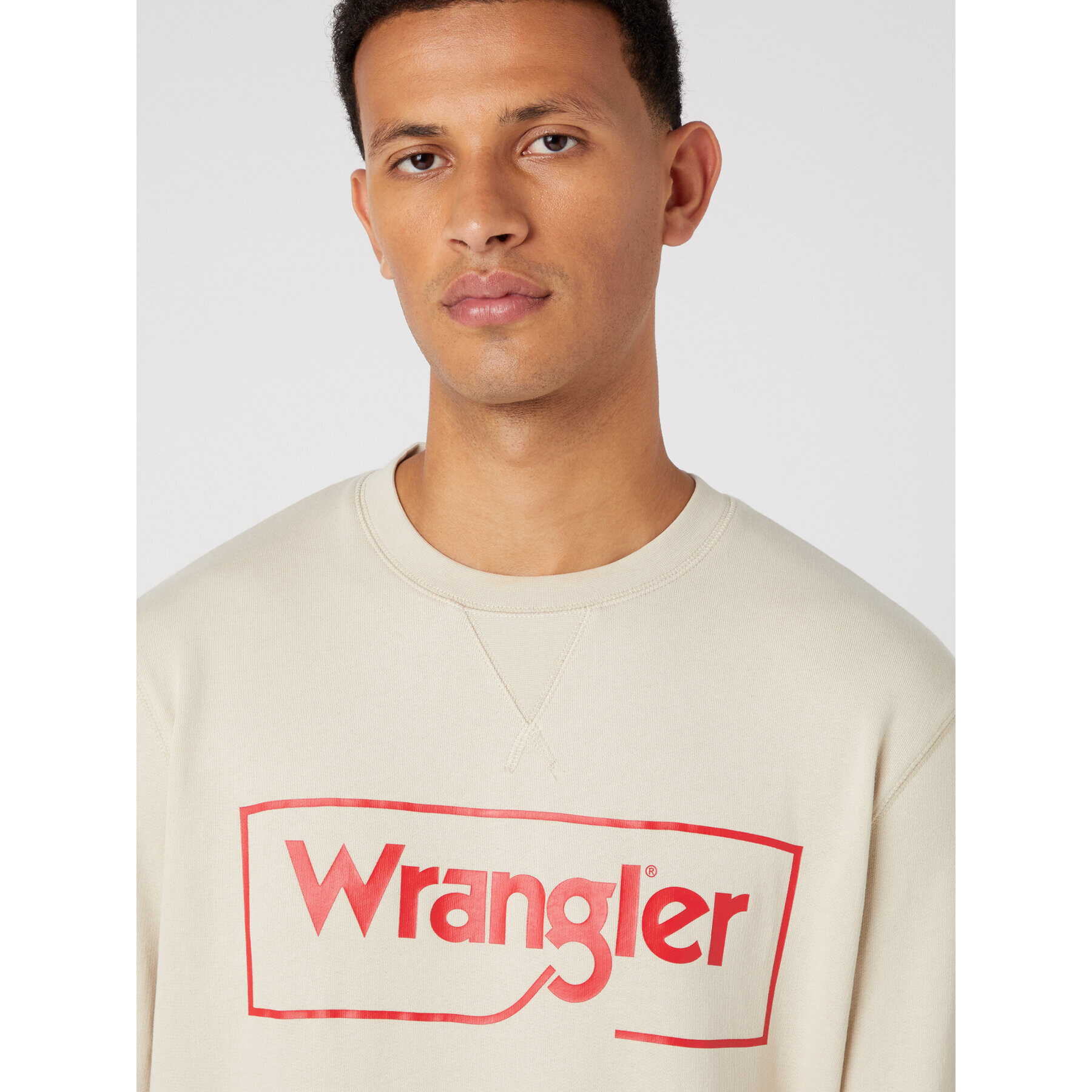 Wrangler Суитшърт W662HAC22 Бежов Regular Fit - Pepit.bg