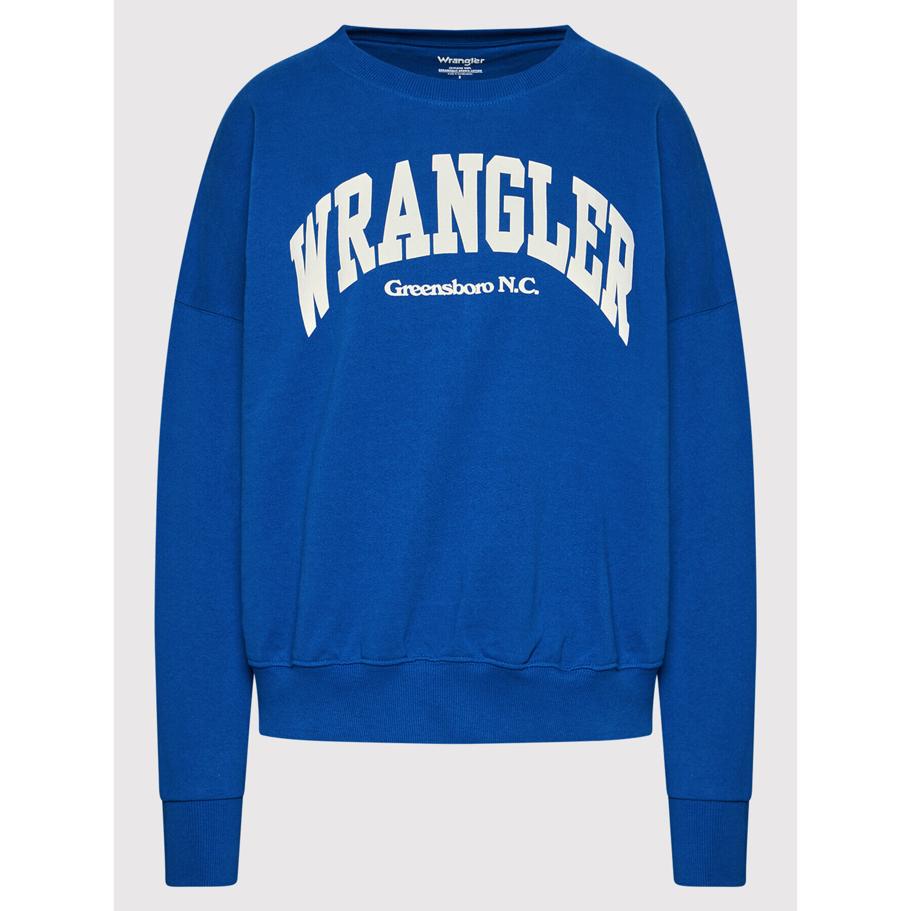 Wrangler Суитшърт W6V0H1X05 Син Oversize - Pepit.bg