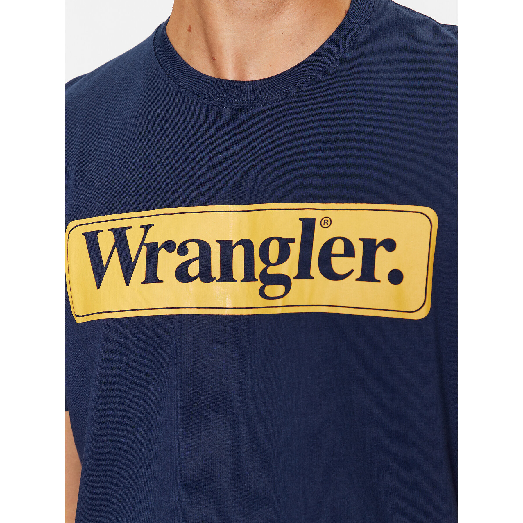 Wrangler Тишърт 112341131 Тъмносин Regular Fit - Pepit.bg