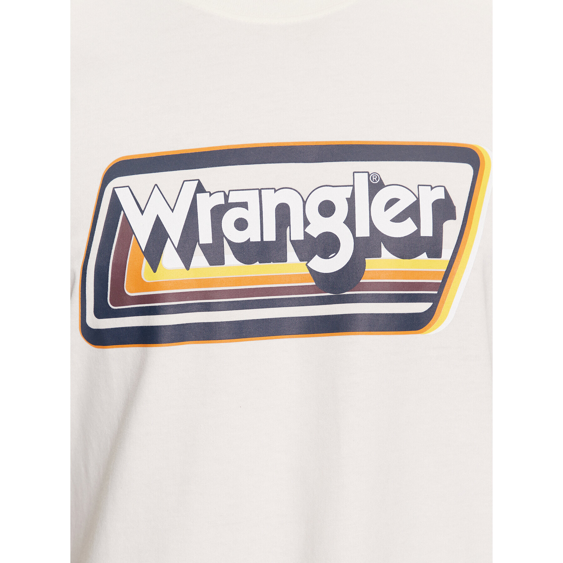 Wrangler Тишърт 112341195 Бял Relaxed Fit - Pepit.bg