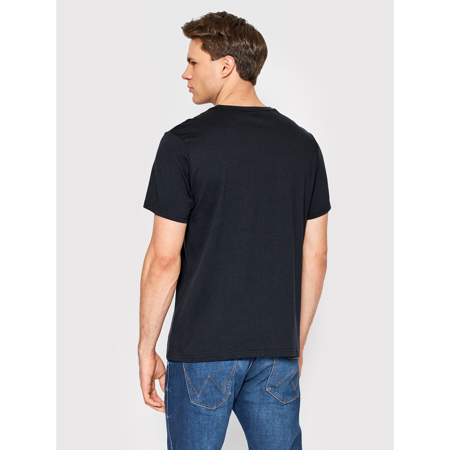 Wrangler Тишърт 75Th Anni W746EEZ13 Черен Regular Fit - Pepit.bg
